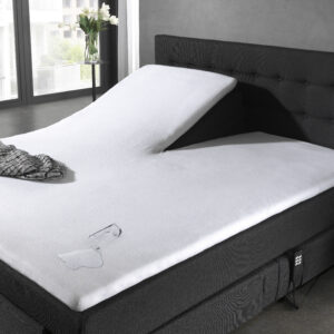 Waterdichte molton matrasbeschermer/Incontinentie Splittopper Hoeslaken 160 x 220