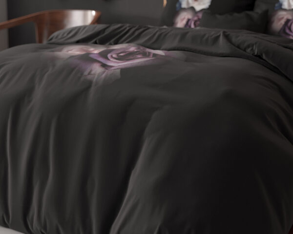 Deep Flowers Zwart 200 x 200/220 - Afbeelding 4