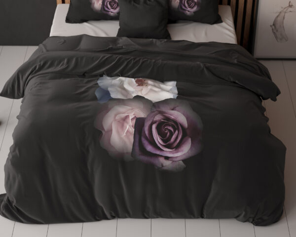 Deep Flowers Zwart 200 x 200/220 - Afbeelding 5