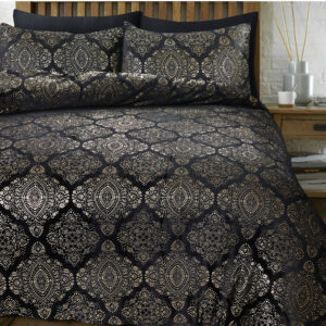 Glamour Flanel Art Foil Zwart 200 x 200/220