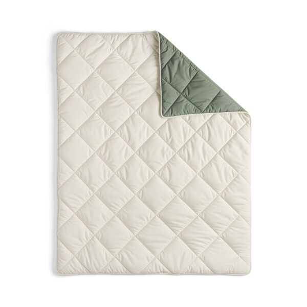 Lazy Dekbed Diamond Crème/Groen 240 x 200 Met Kussenslopen - Afbeelding 3