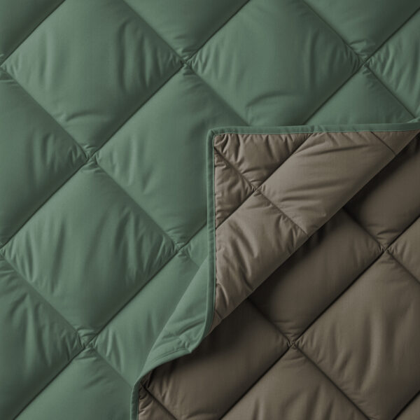 Lazy Dekbed Diamond Groen/Kaki 200 x 200 Met Kussenslopen - Afbeelding 4