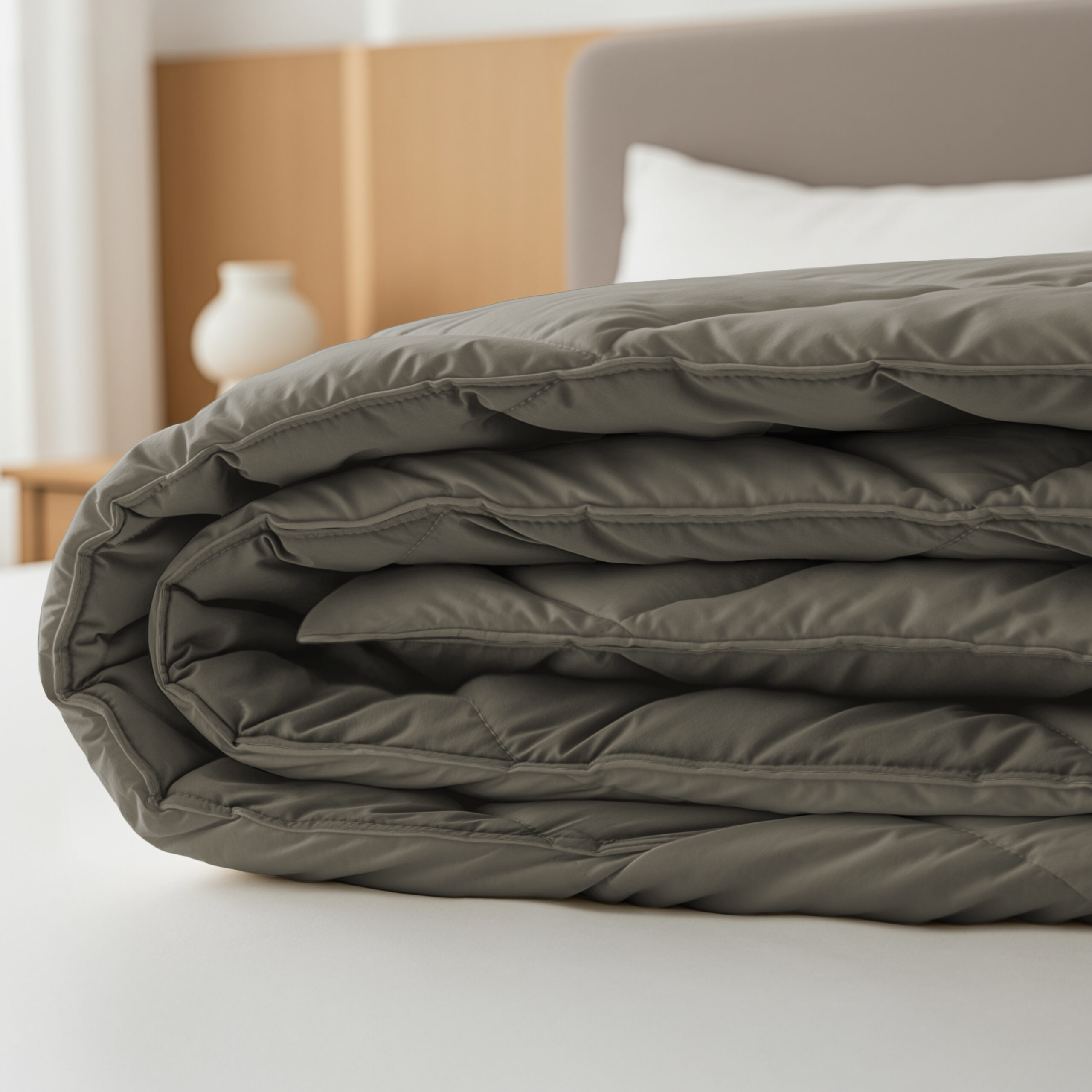 Lazy Dekbed Diamond Kaki 200 x 200 Met Kussenslopen - Afbeelding 5