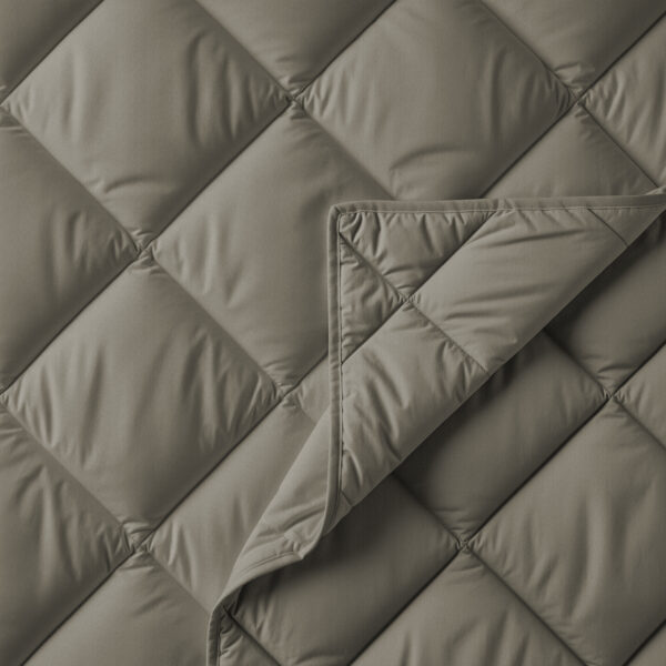 Lazy Dekbed Diamond Kaki 240 x 200 Met Kussenslopen - Afbeelding 4