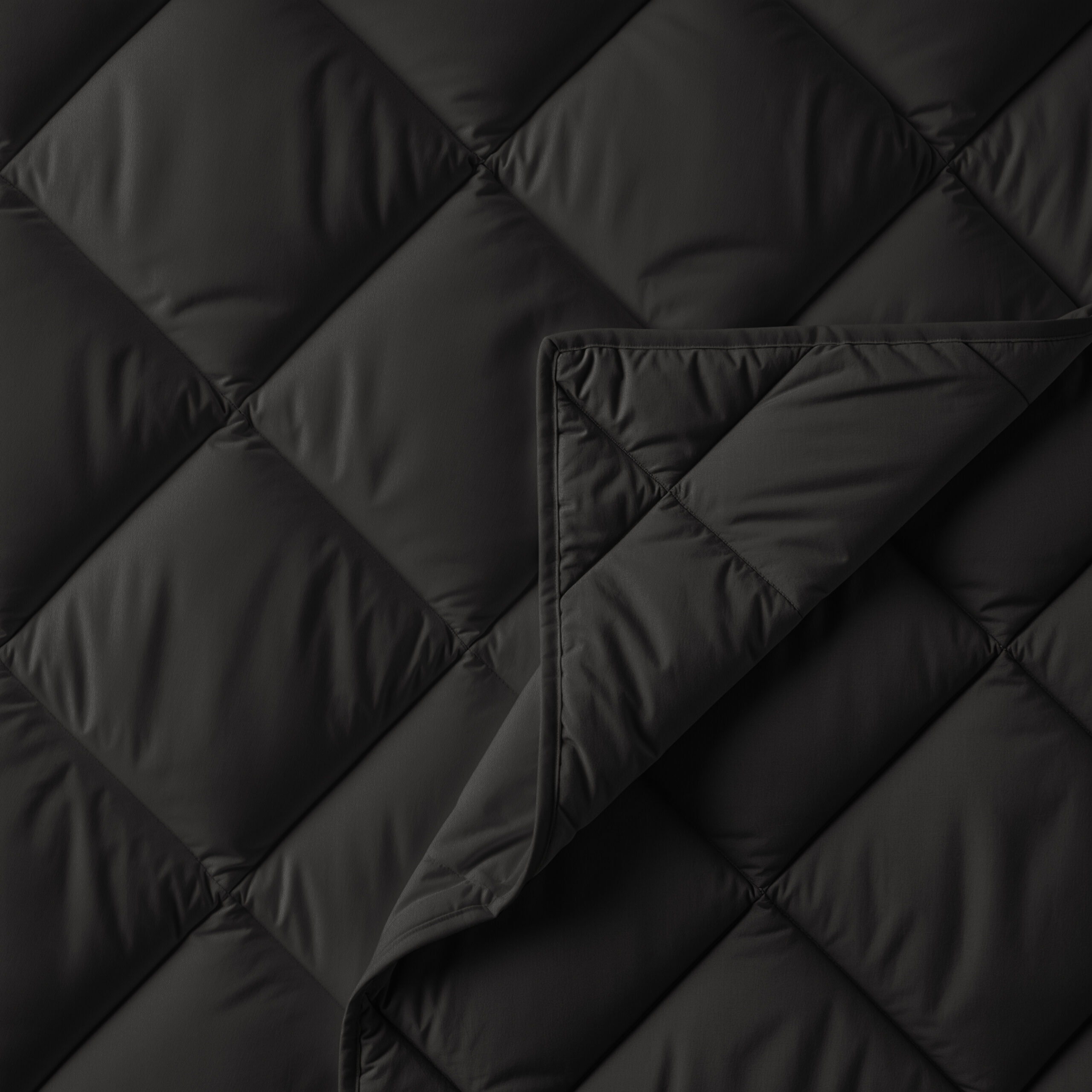 Lazy Dekbed Diamond Zwart 240 x 200 Met Kussenslopen - Afbeelding 4