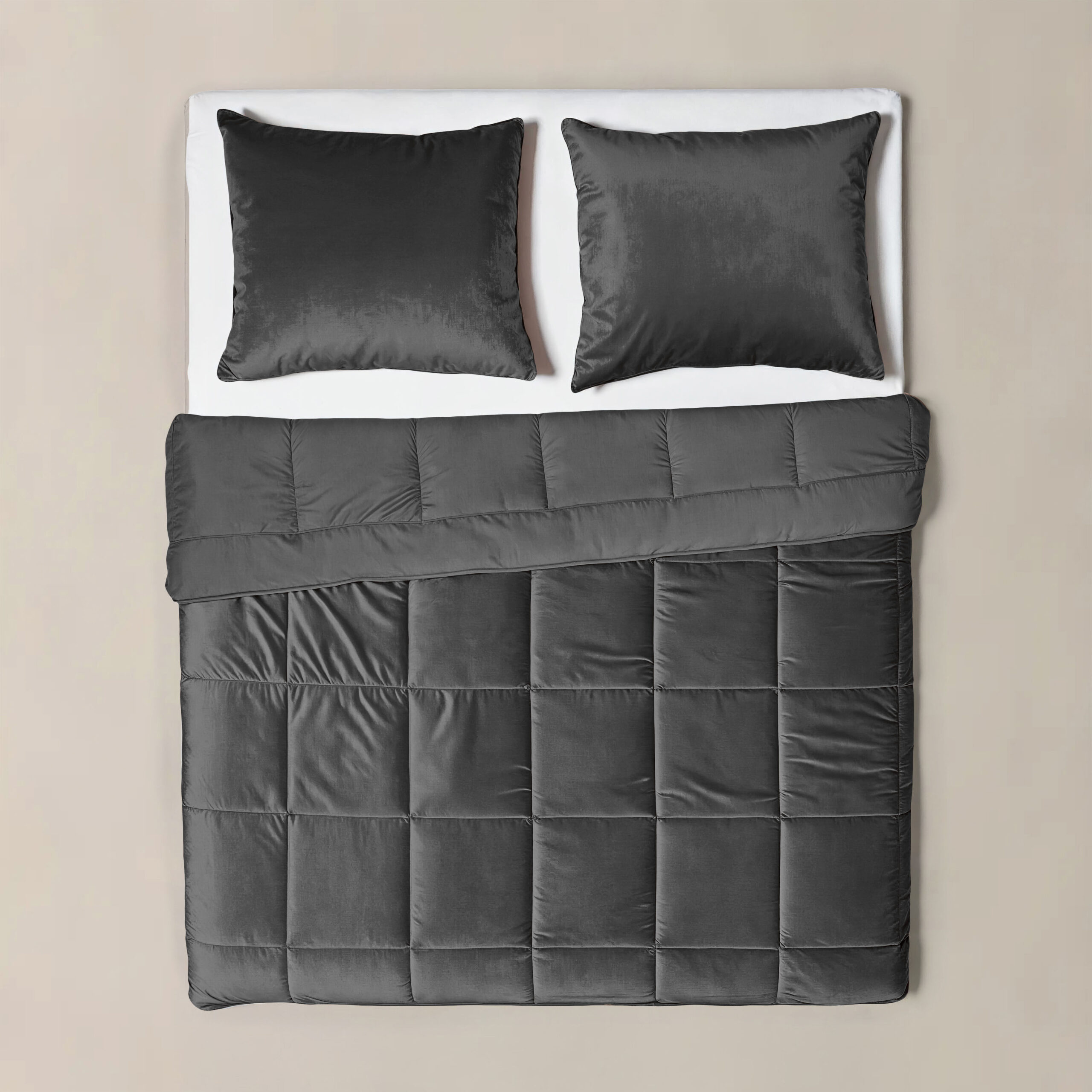 Lazy Velvet Dekbed Antraciet 240 x 200