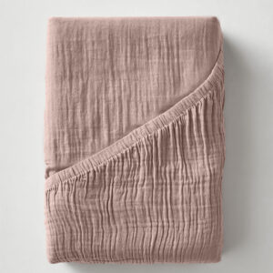 Mousseline Blush Roze 180 x 200 + 30