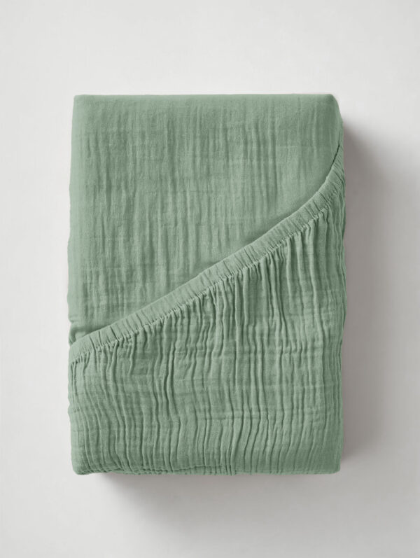 Mousseline Groen 180 x 200 + 30