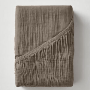 Mousseline Taupe 140 x 200 + 30
