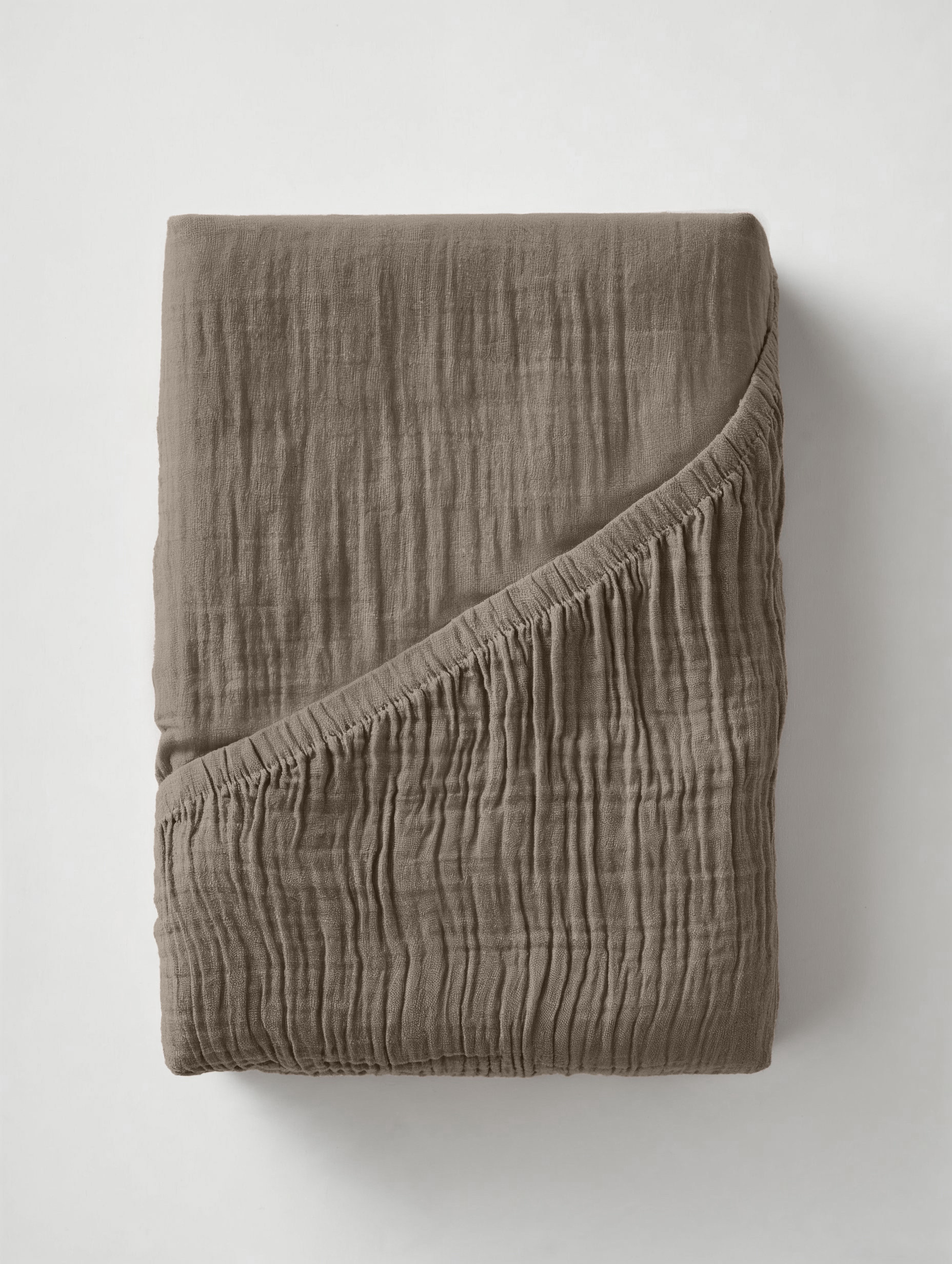 Mousseline Taupe 180 x 200 + 30