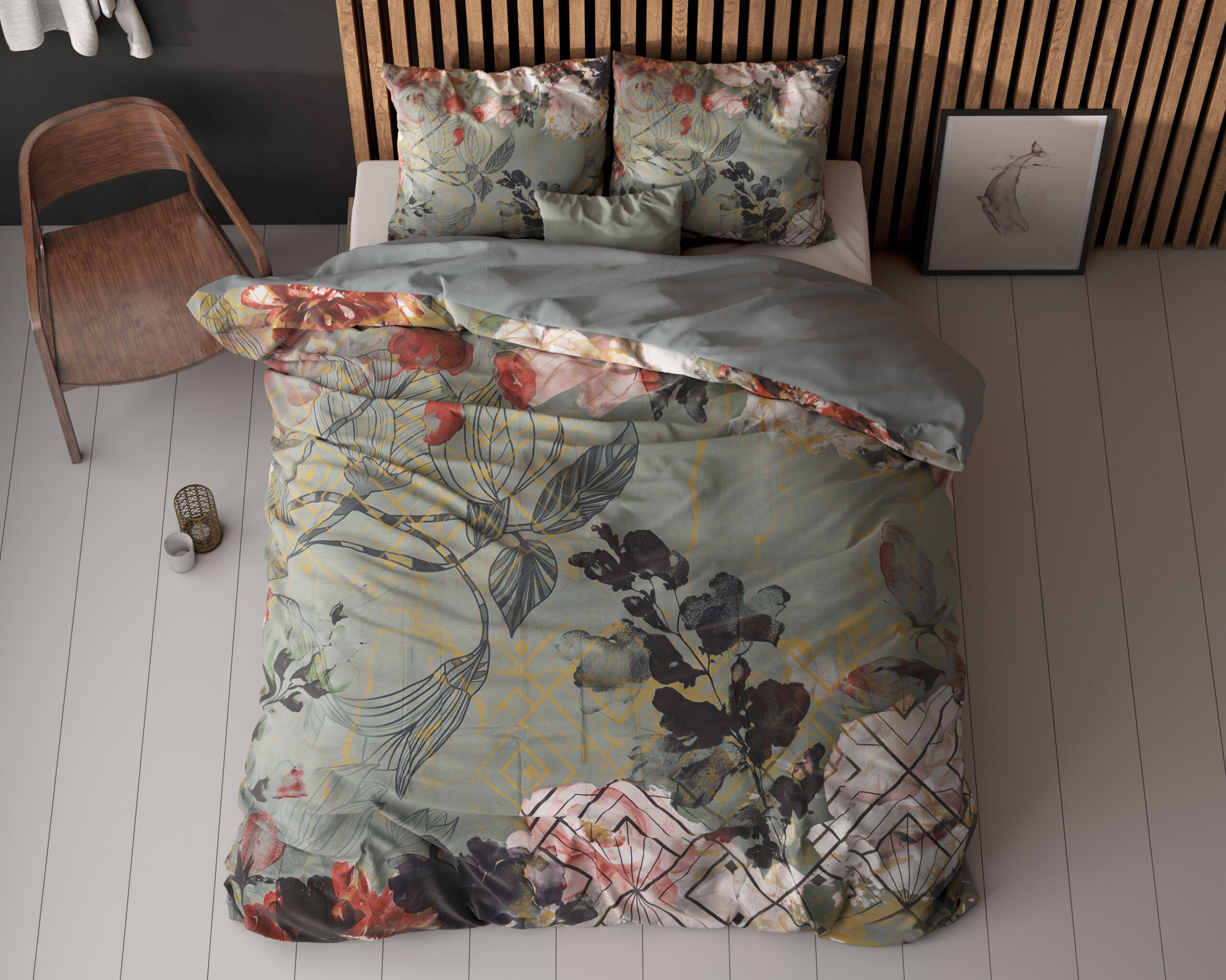 Triangle Nature Groen 200 x 200/220 - Afbeelding 3