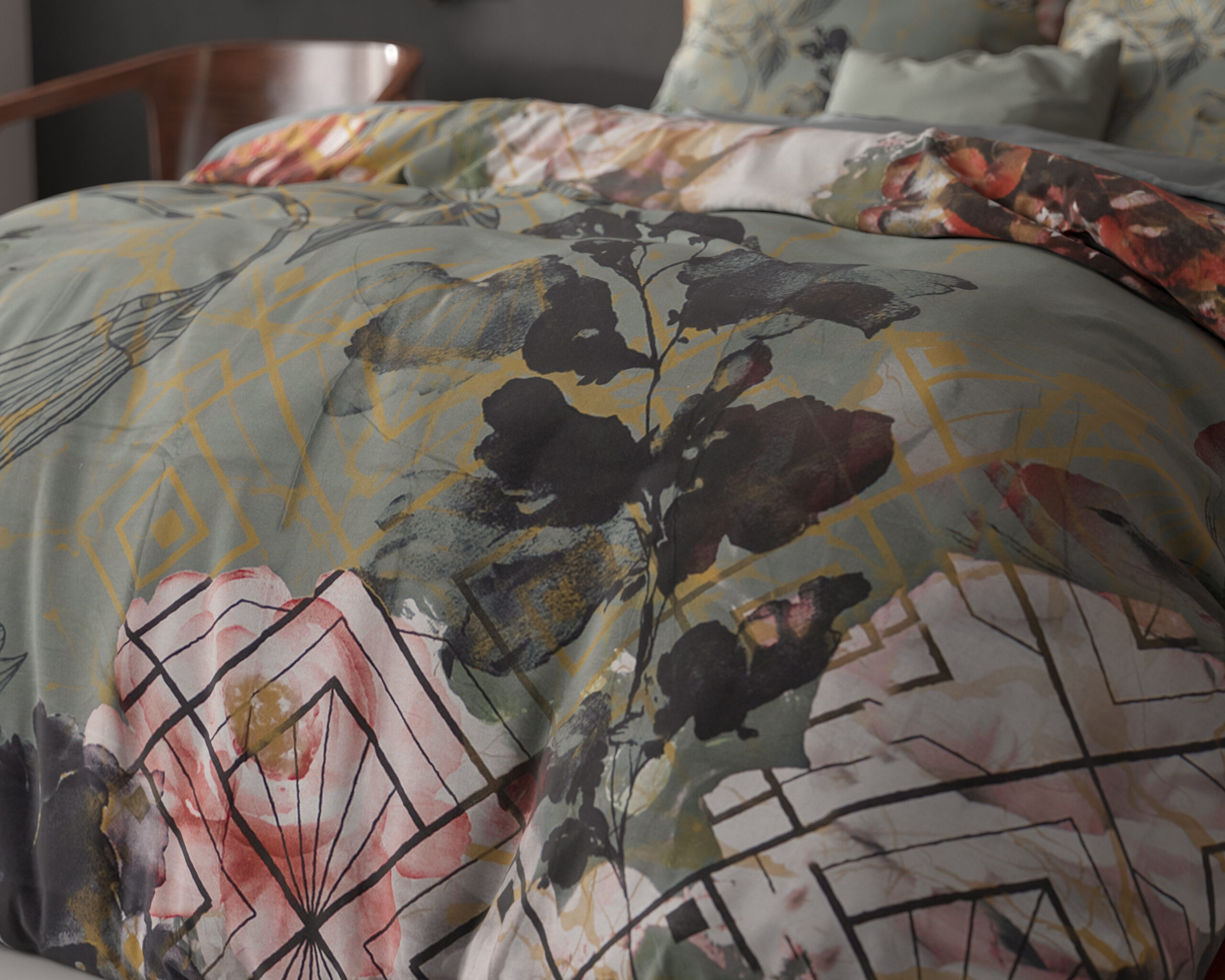 Triangle Nature Groen 200 x 200/220 - Afbeelding 5