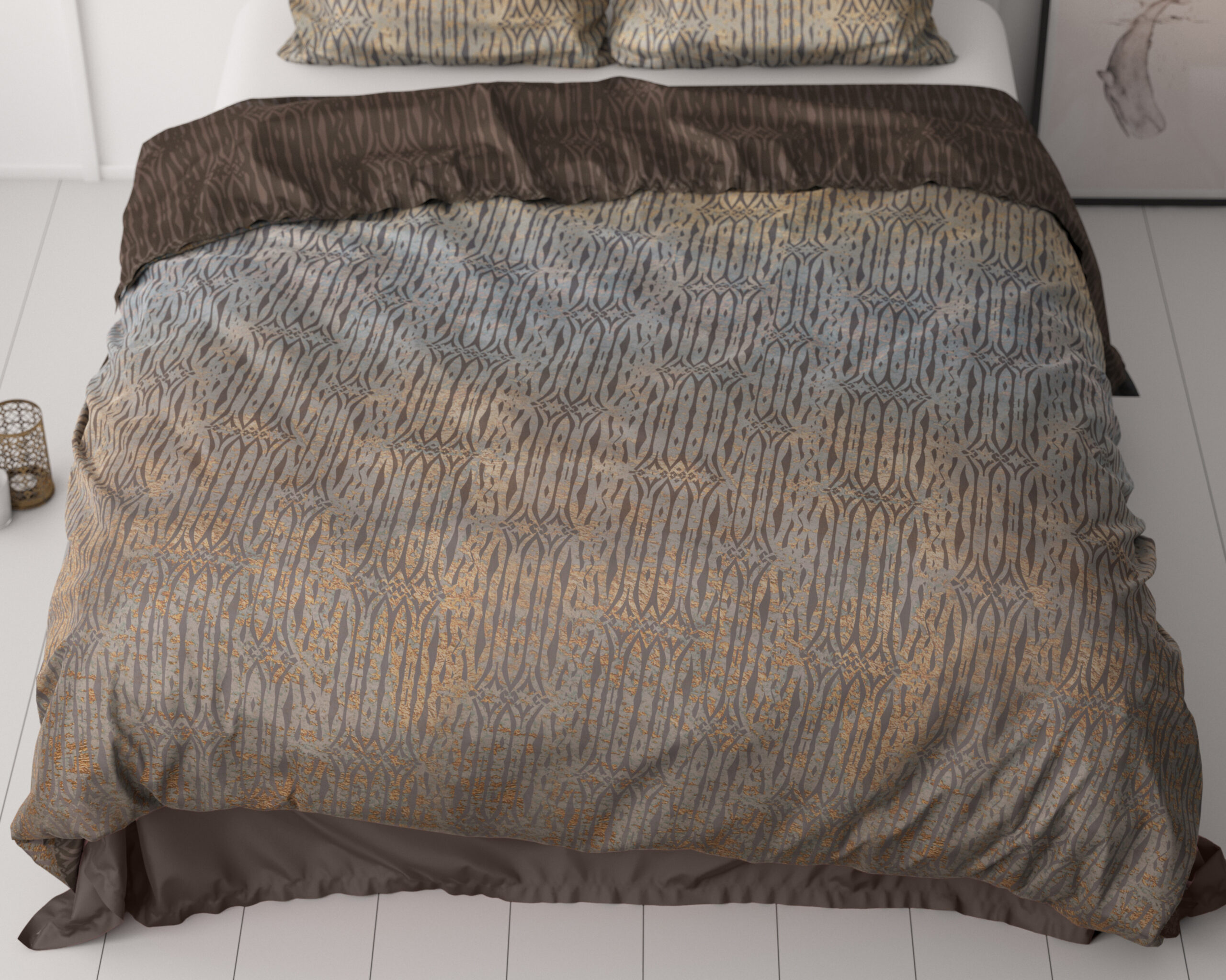 Berna Bruin 200 x 200/220