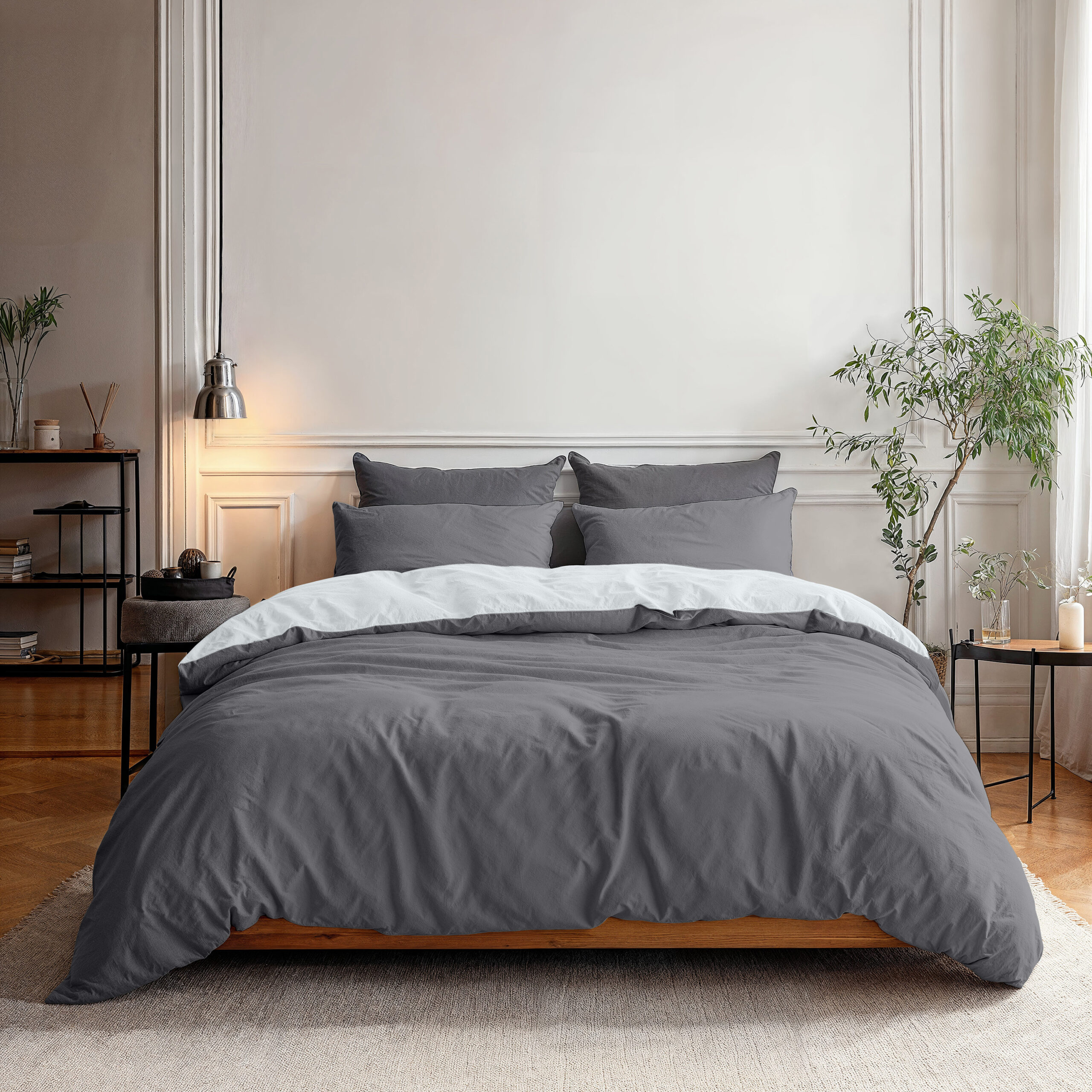 Check it Grijs 140 x 220