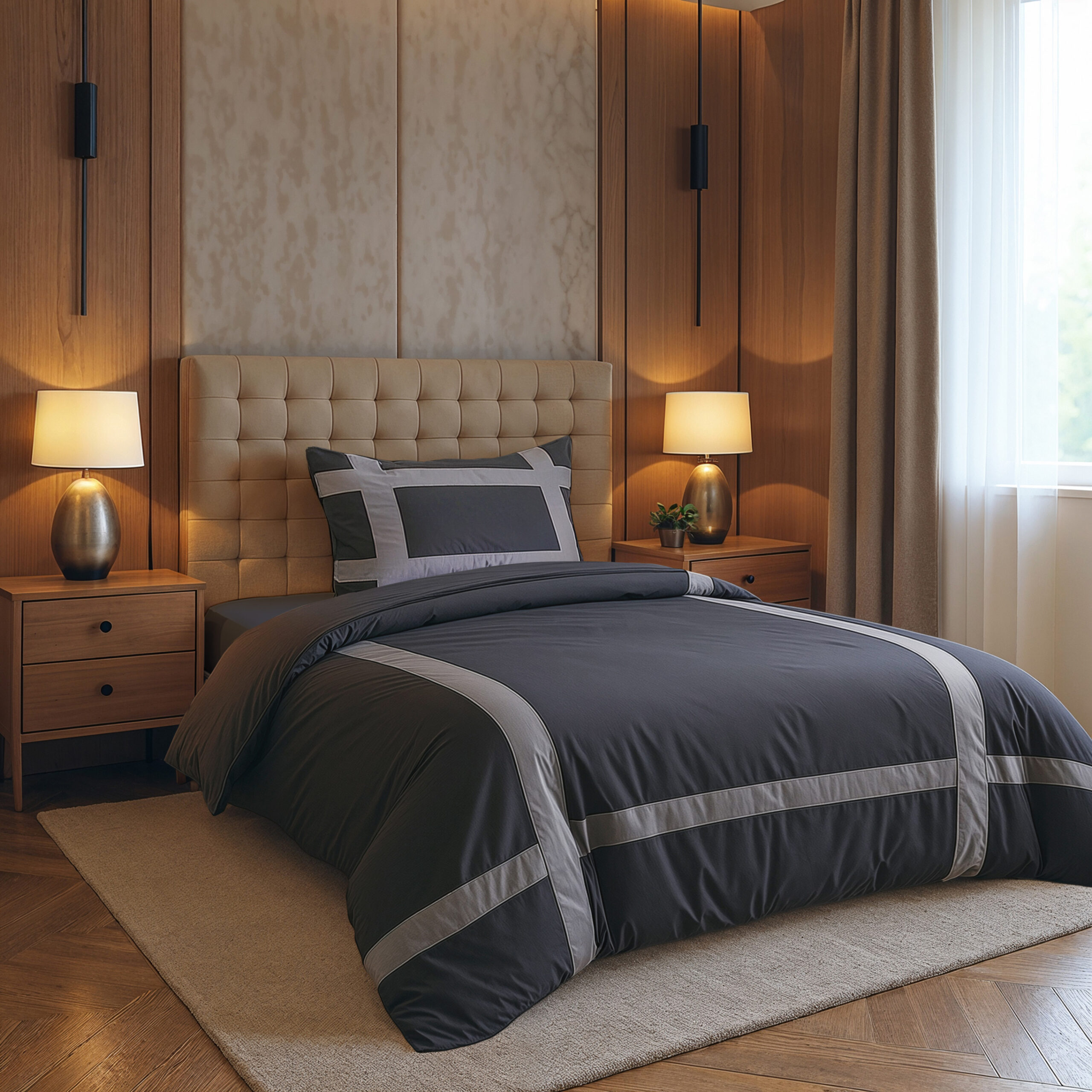 Chevron Teddy Taupe 140 x 200/220