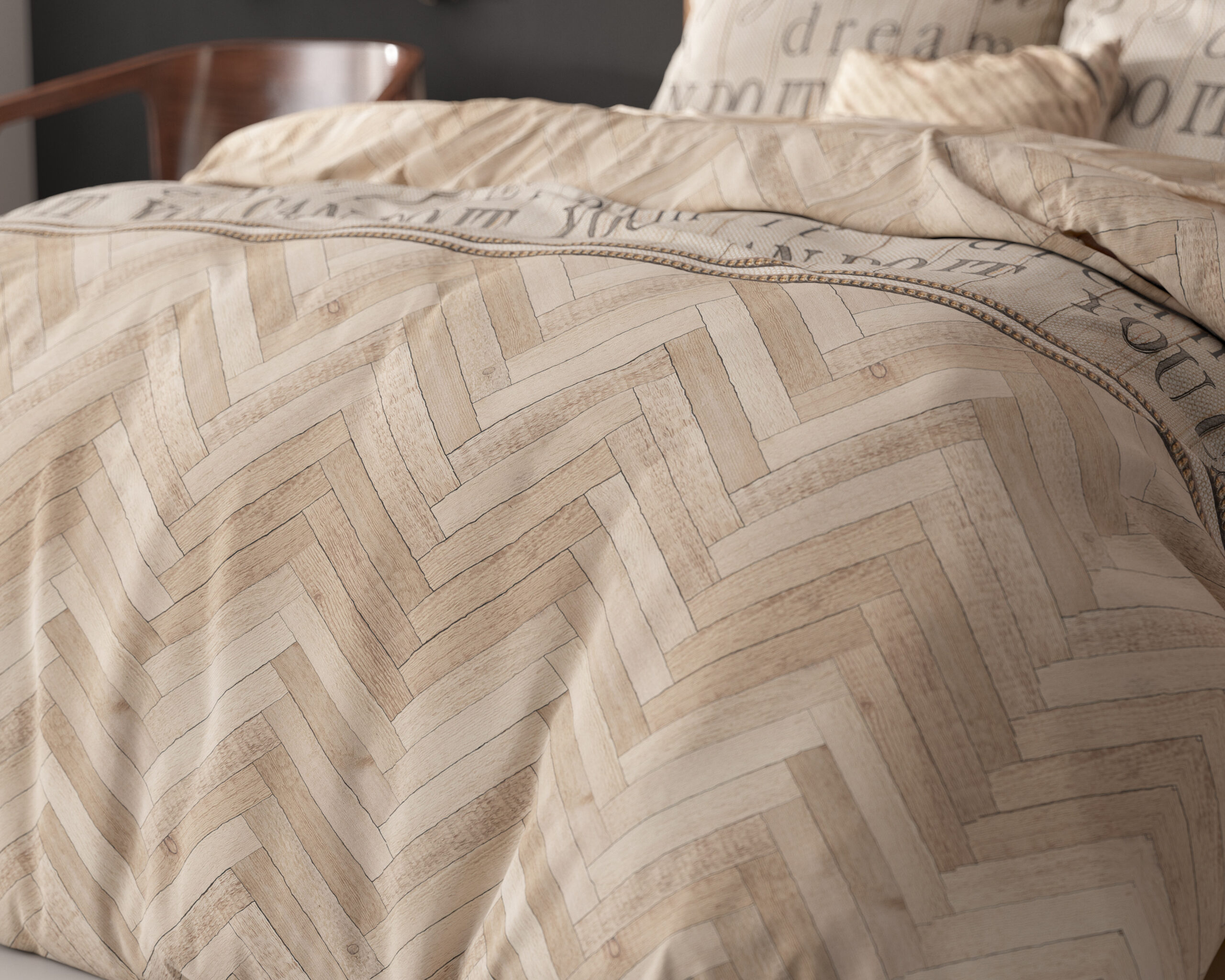 DH Flanel Quinn Antraciet 240 x 220