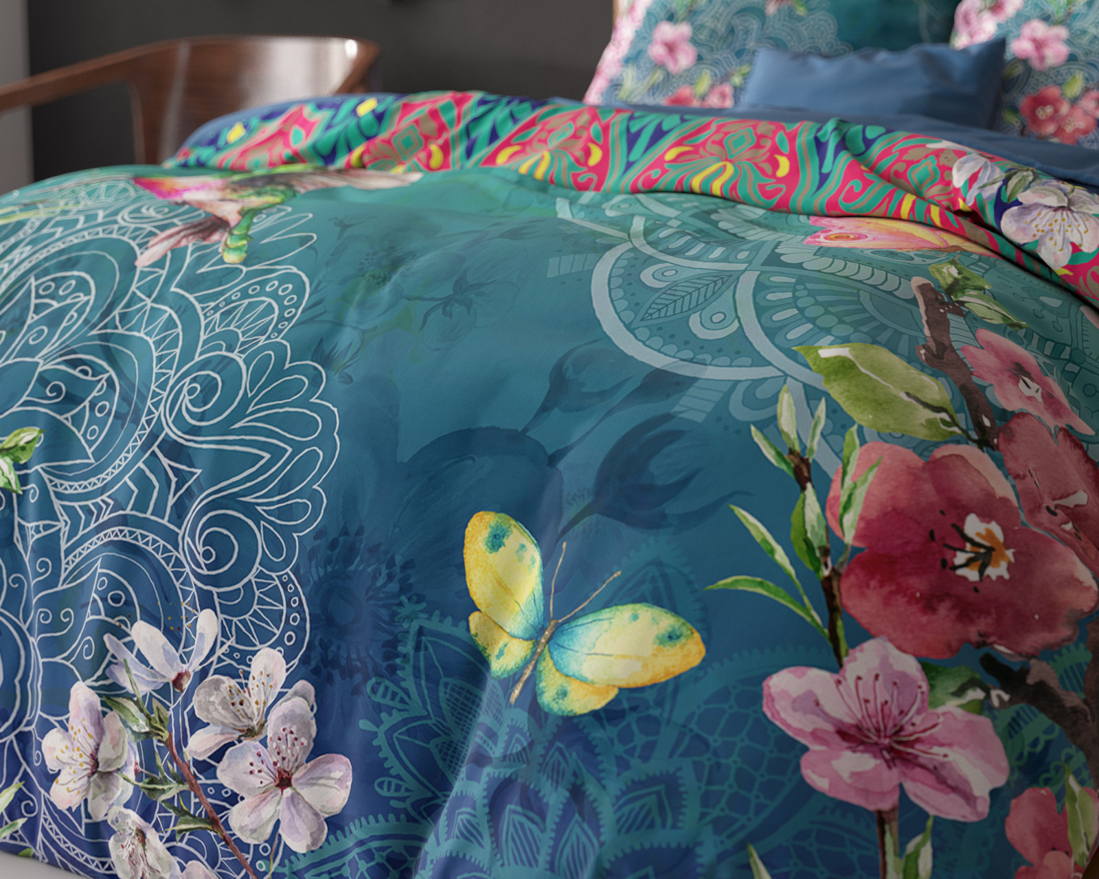 Egyptisch Katoen Uni Dekbedovertrek Bruin 140 x 200/260