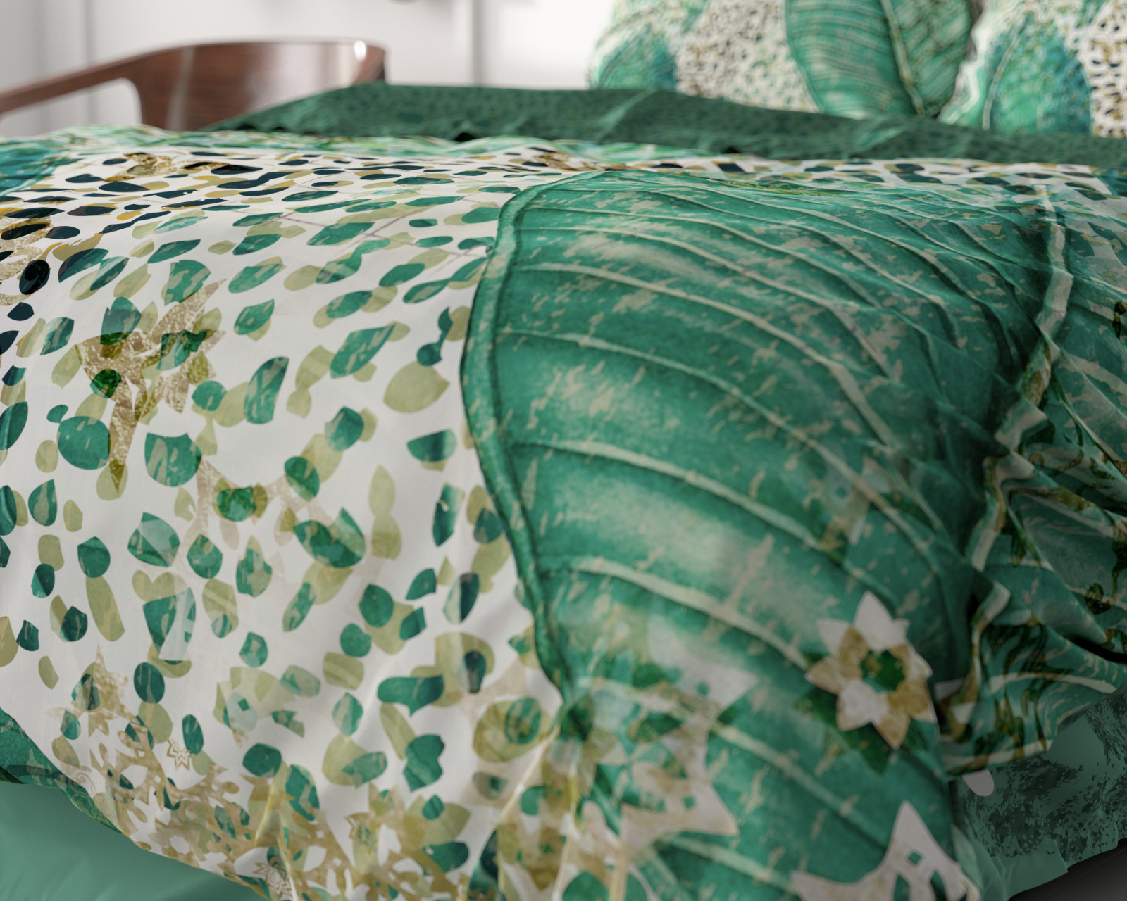 Egyptisch Katoen Uni Dekbedovertrek Grijs 135 x 200