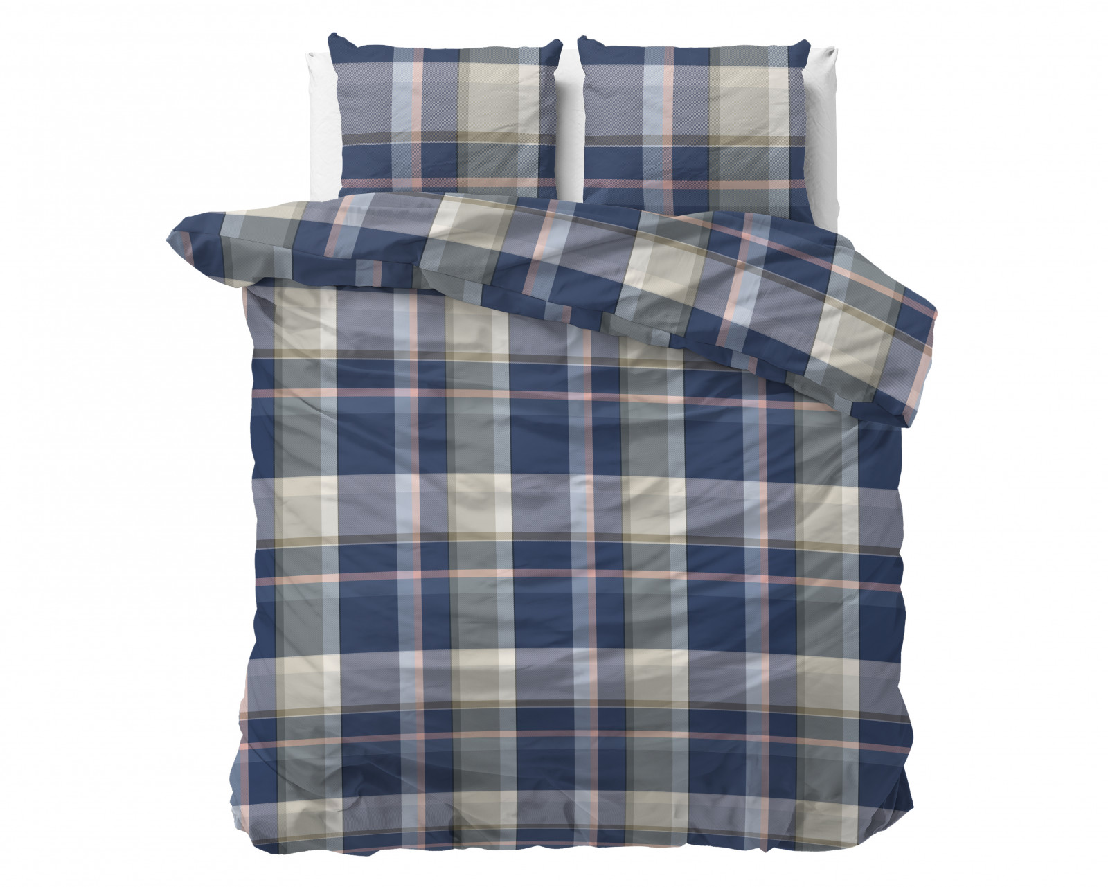 Egyptisch Katoen Uni Dekbedovertrek Wit 140 x 200/260