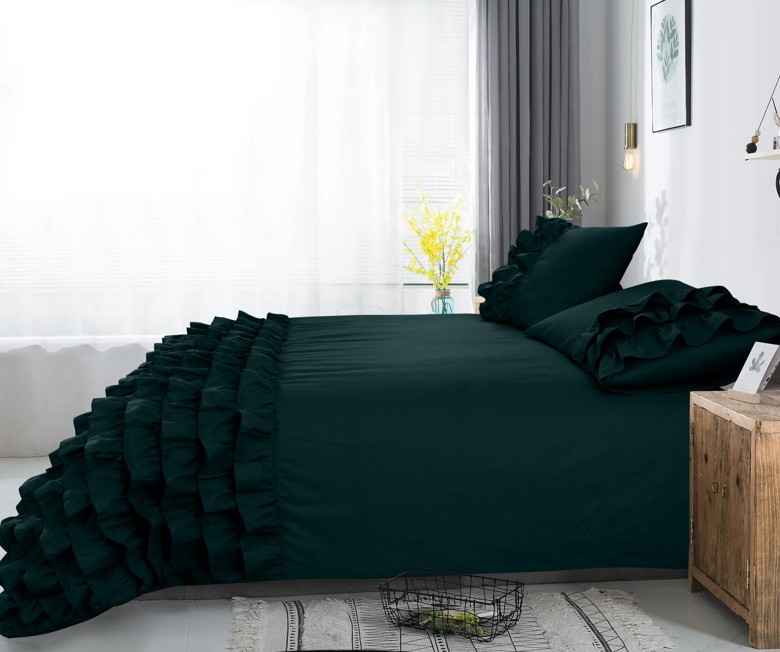 Flanel Basic Hoeslaken Taupe 160 x 200