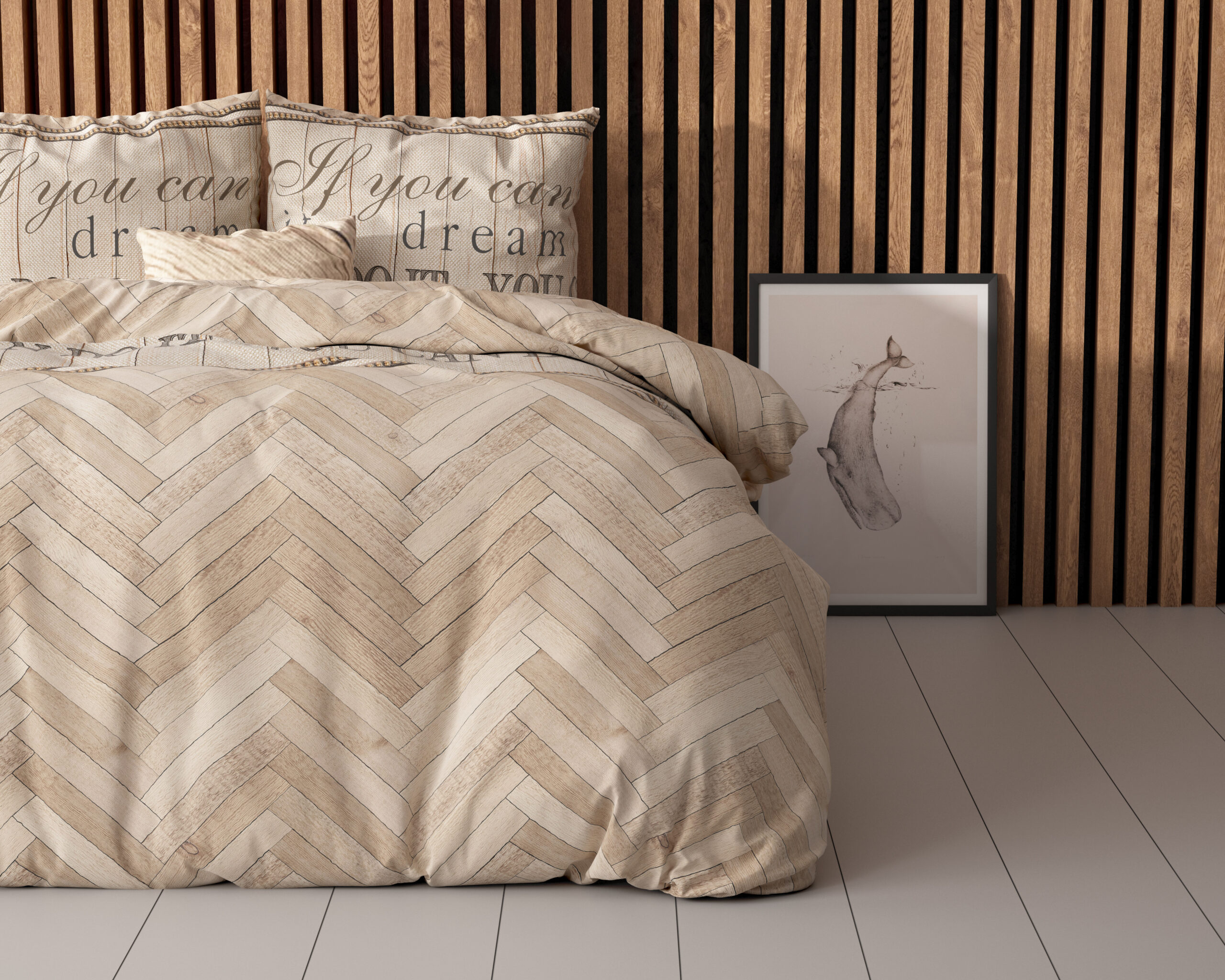 Flanel Caitlyn Sand 240 x 220