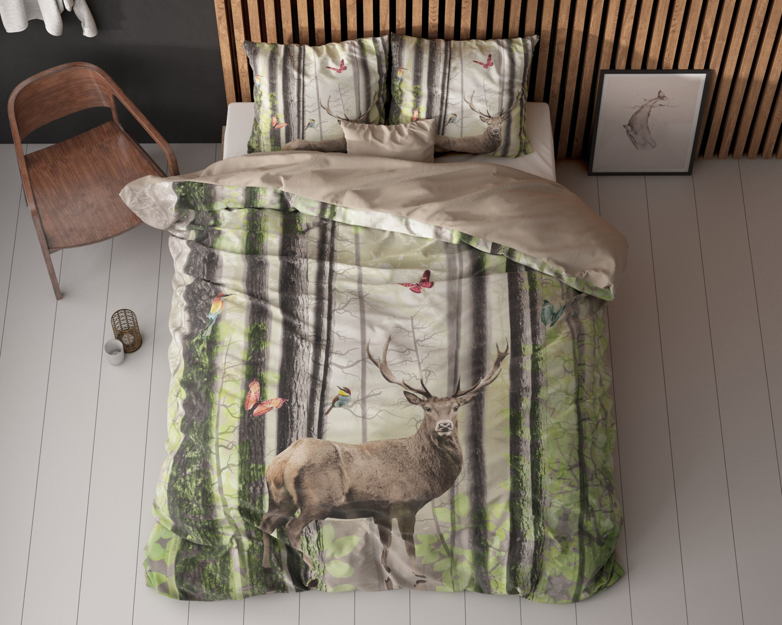 Flanel Elin Taupe 140 x 220