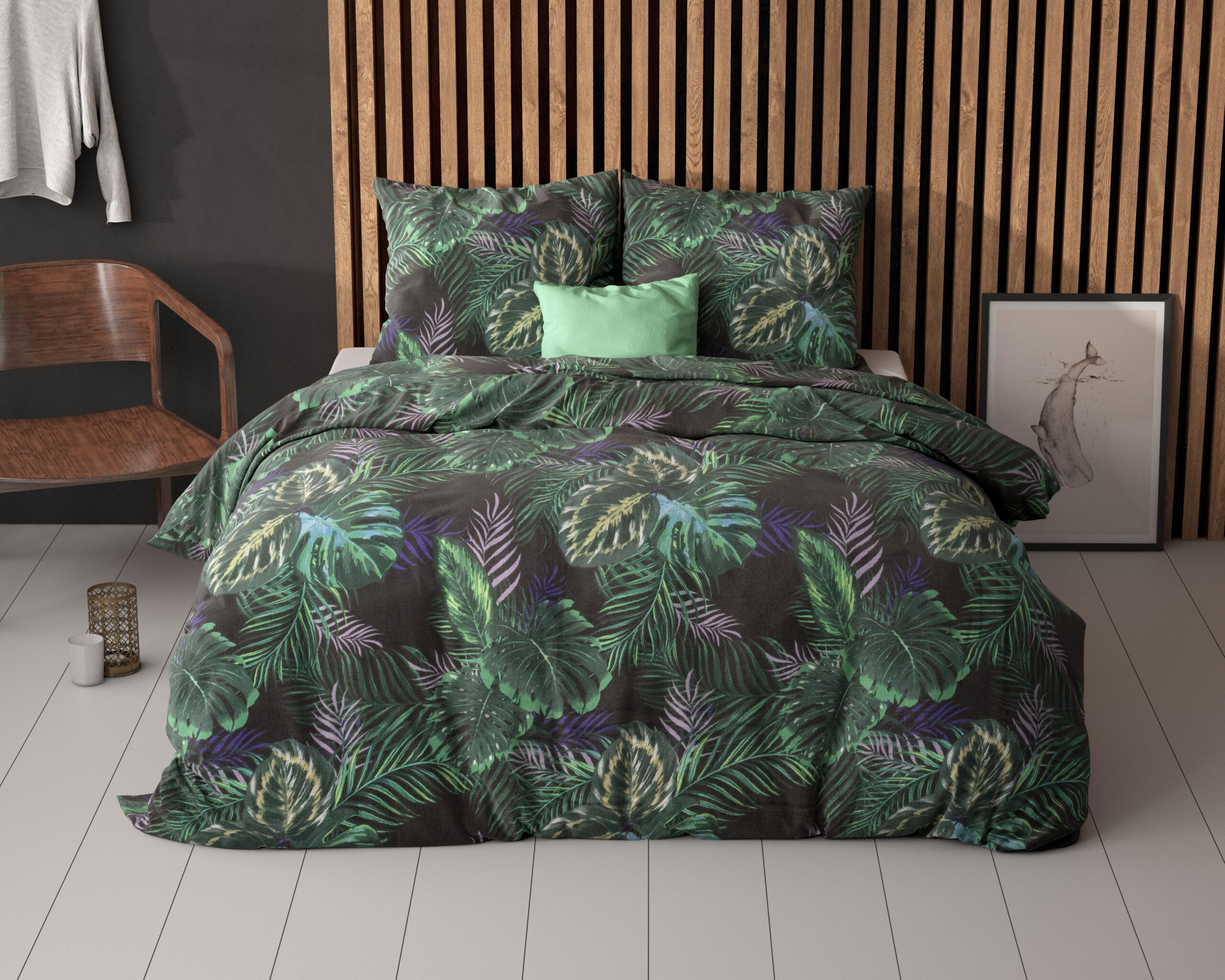 Flanel Jason Antraciet 140 x 200/220