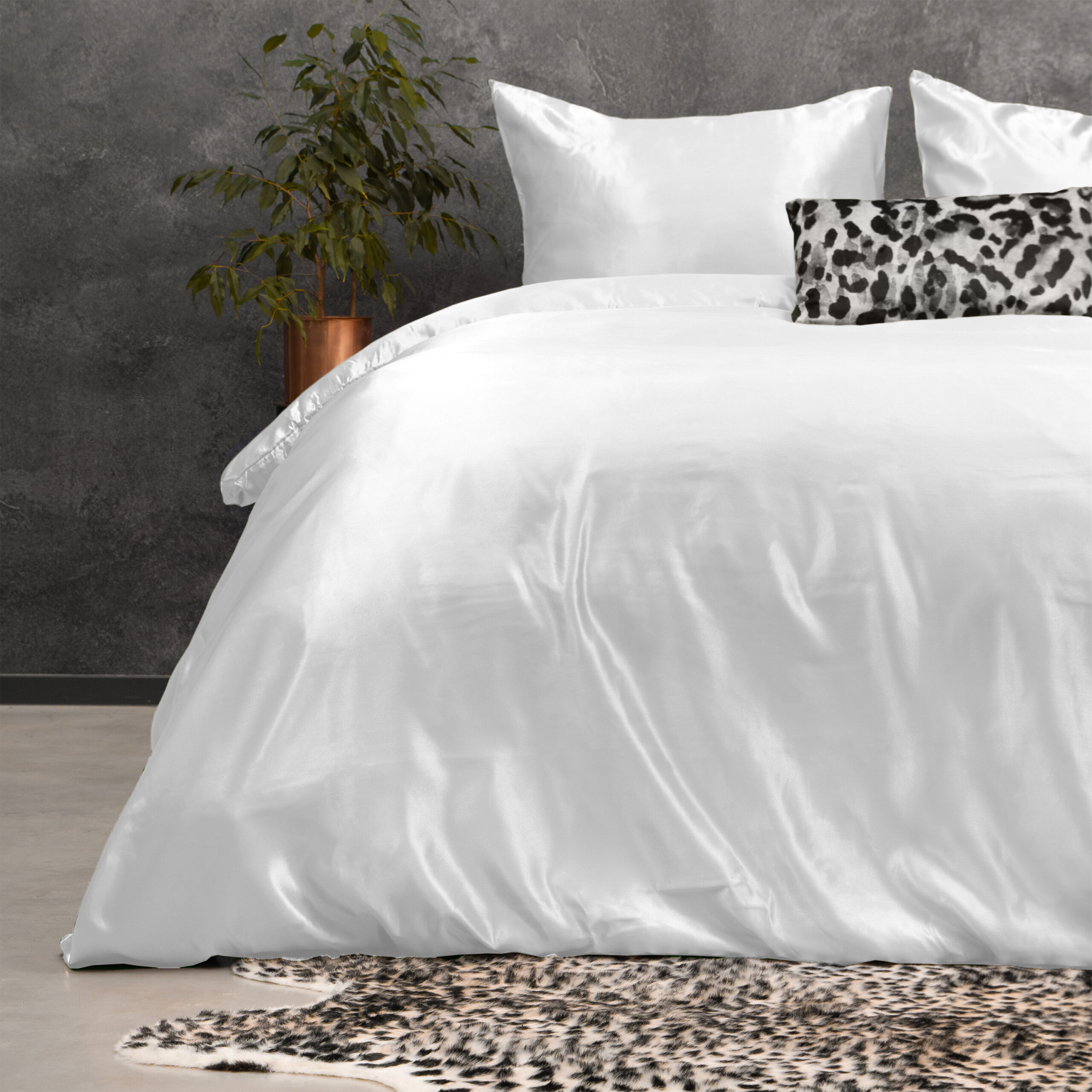 Flanel Jason Grijs 200 x 200/220