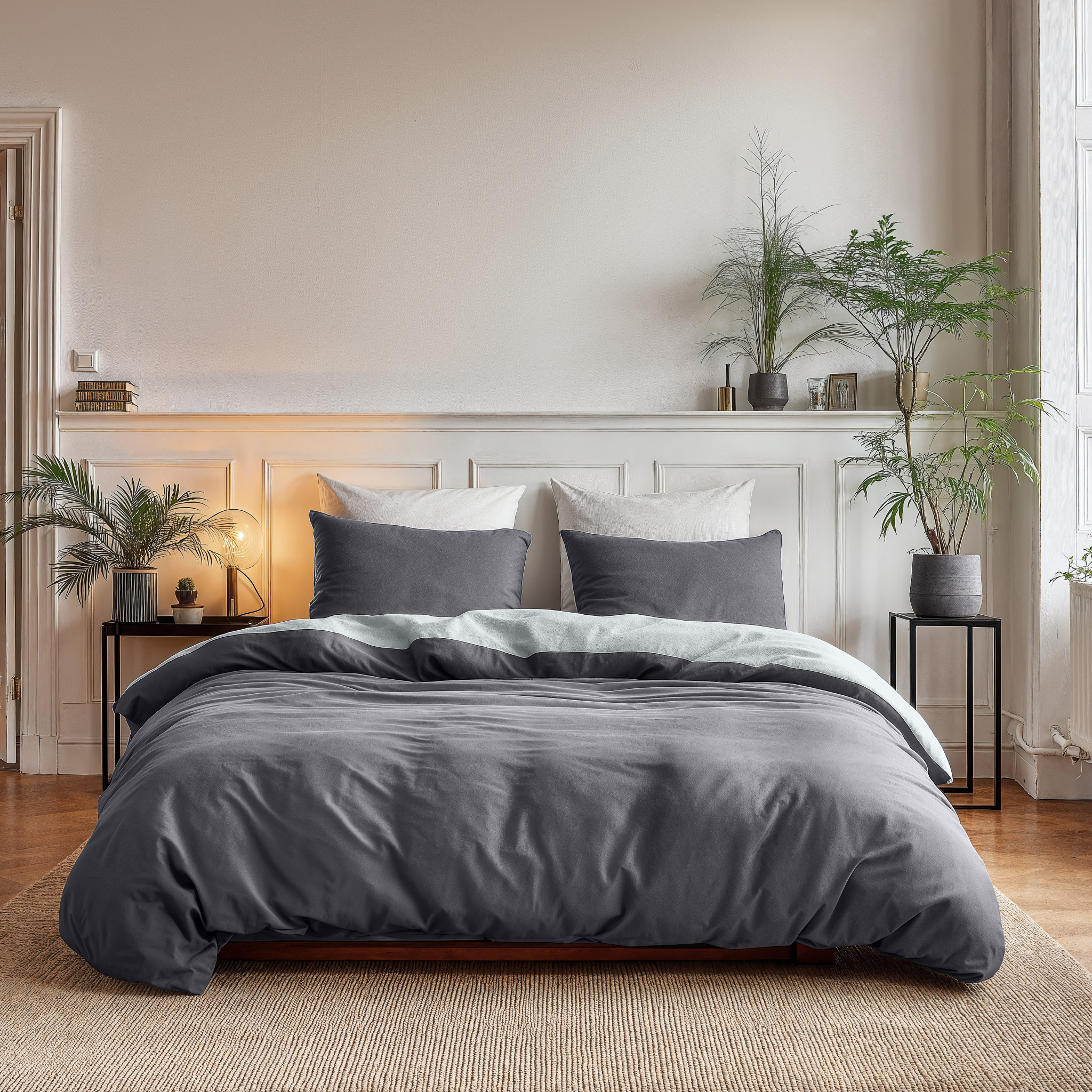 Golden leaf Antraciet 240 x 220