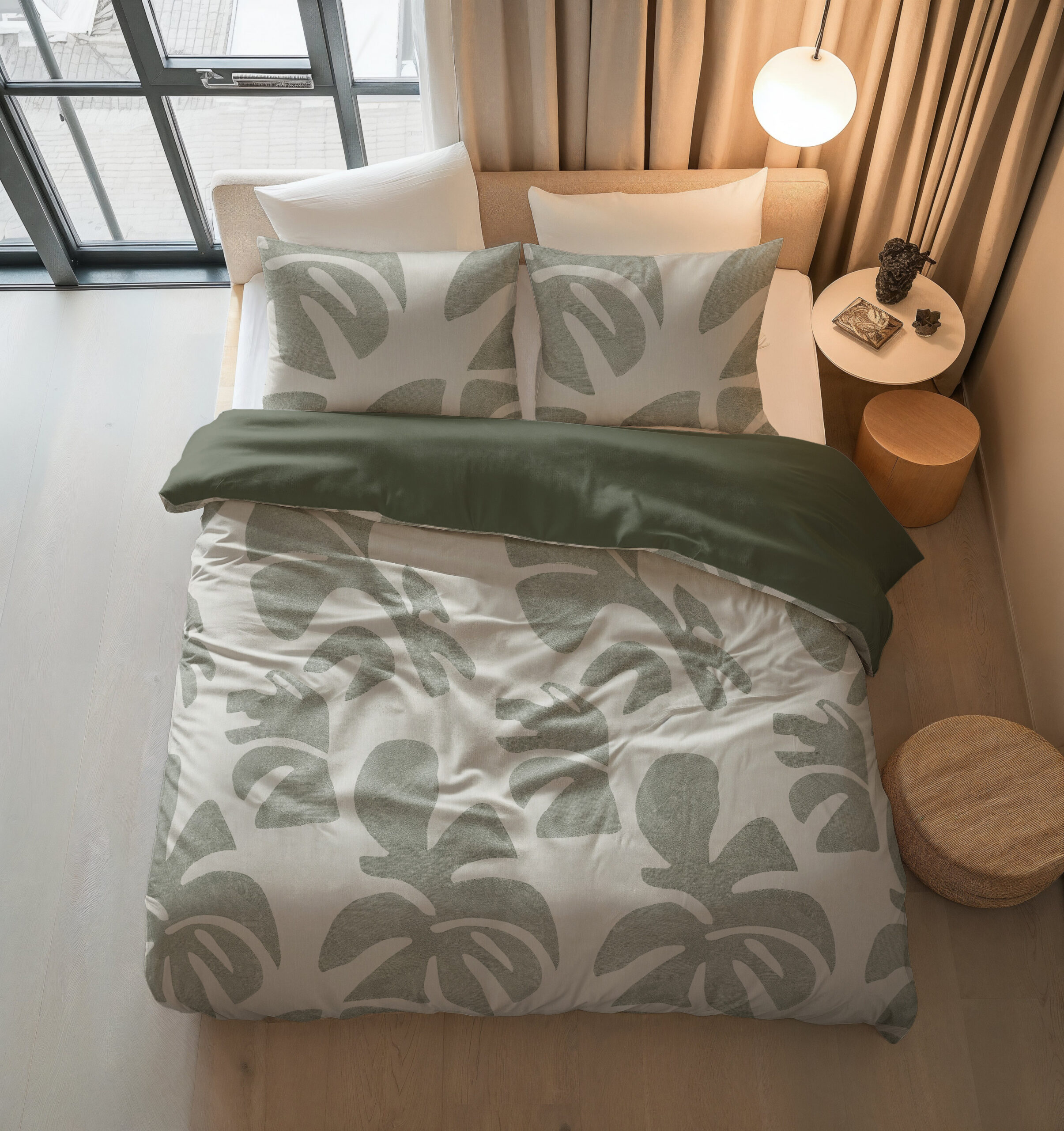 I Love Bed Groen 200 x 200/220