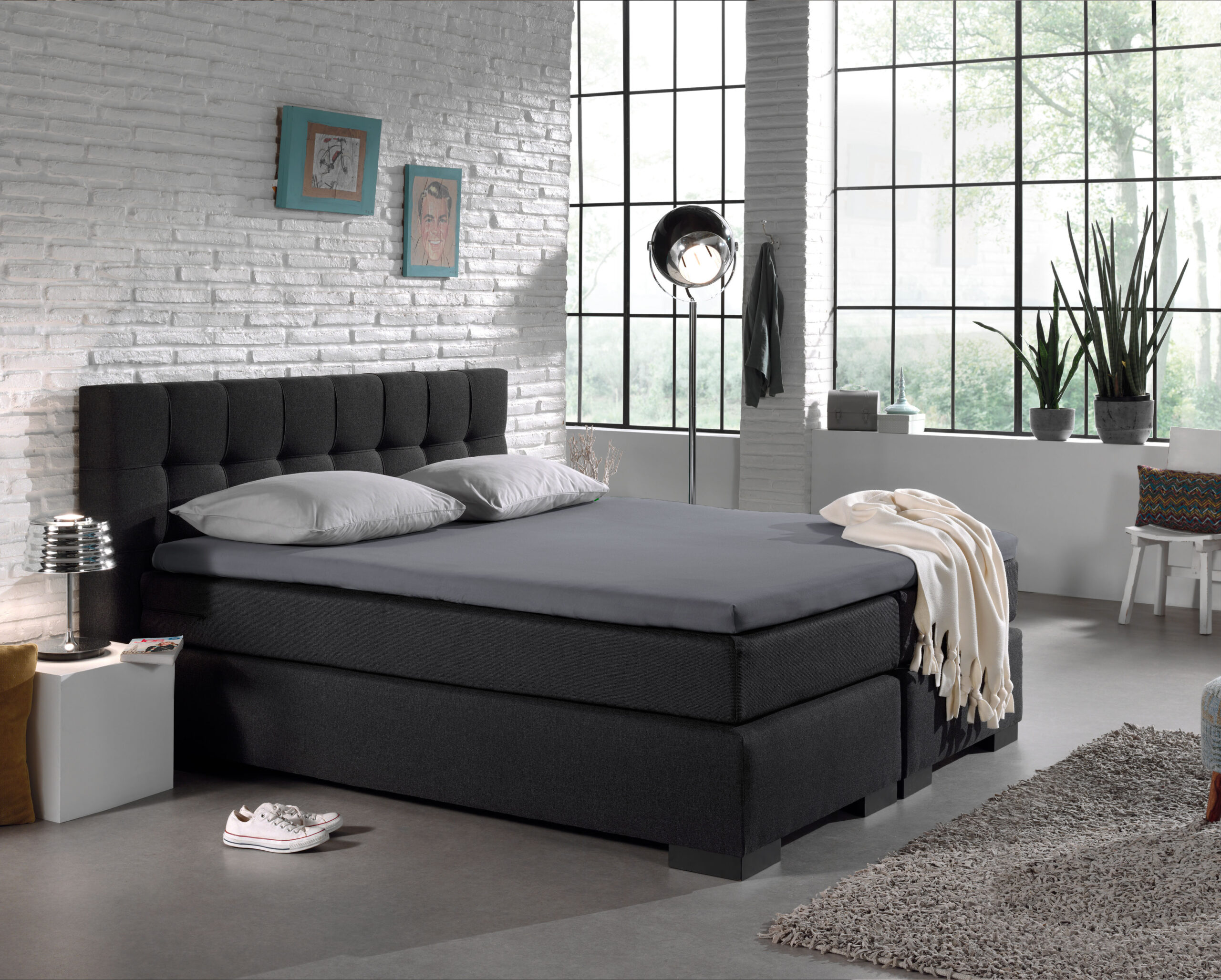 Jersey Topper Hoeslaken Wit 160 x 200/220