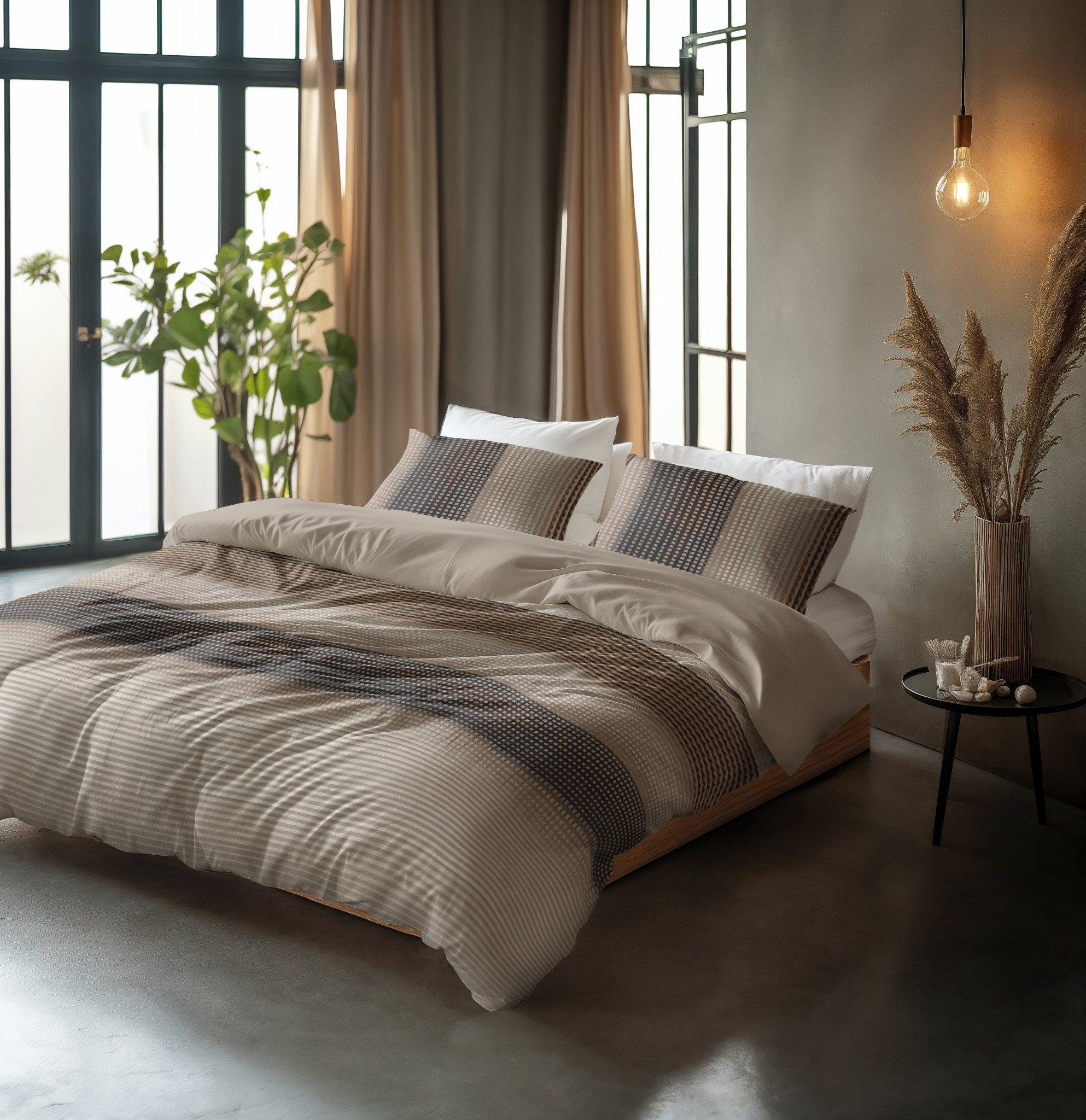 Katinka Antraciet 240 x 200/220