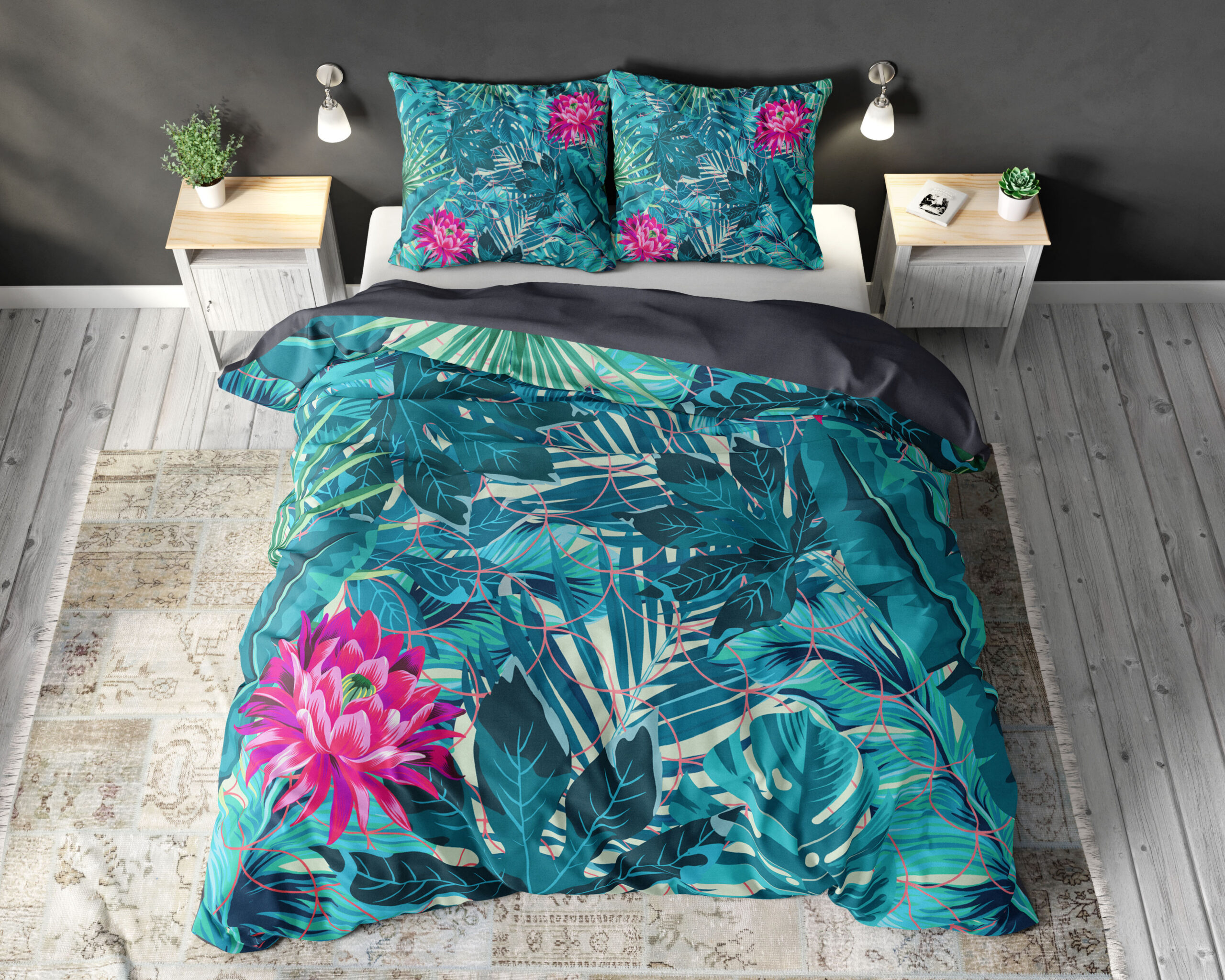 Palm Wood Groen 240 x 220