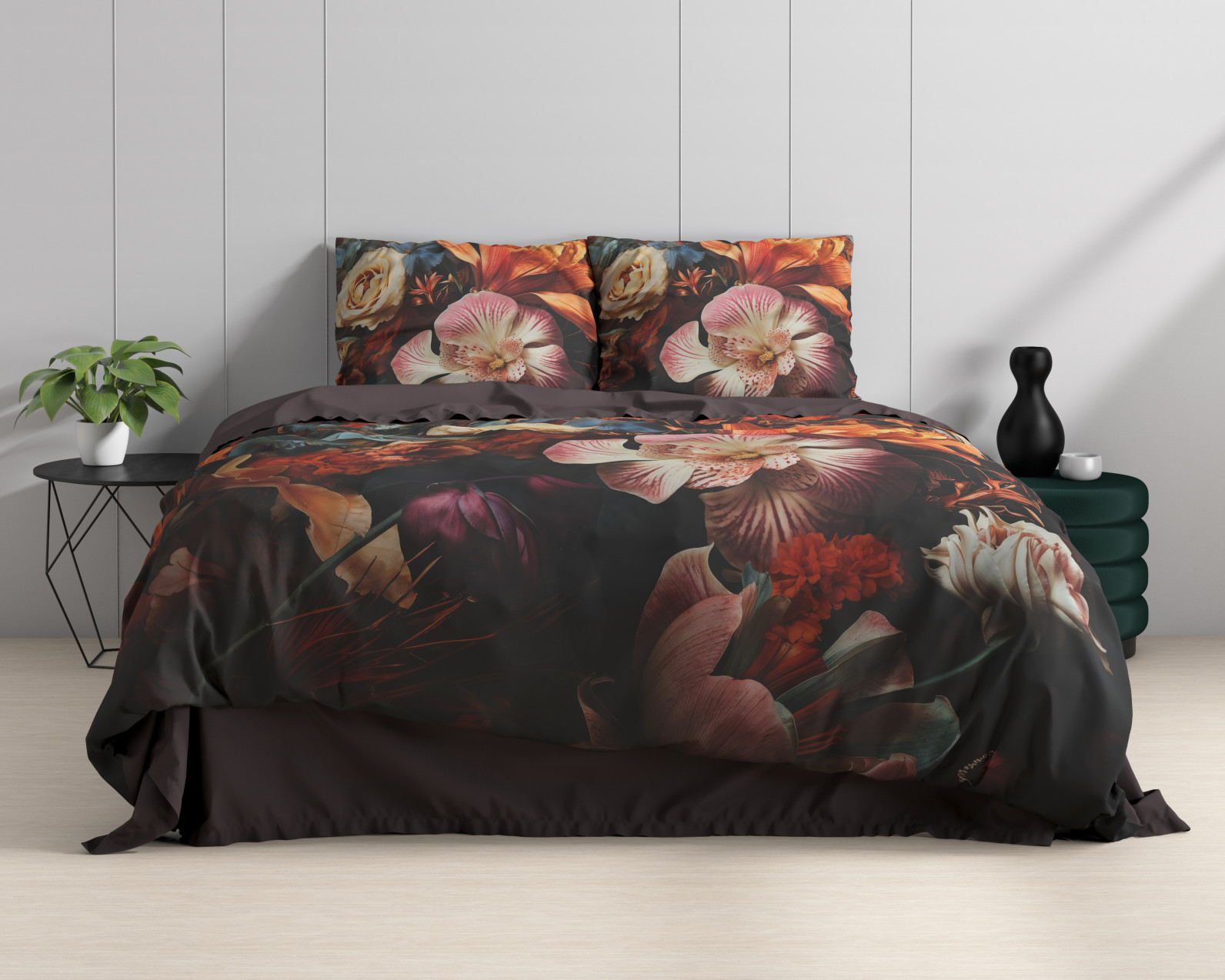 Pom Rabbit Fur sierkussen Antraciet 50 x 50