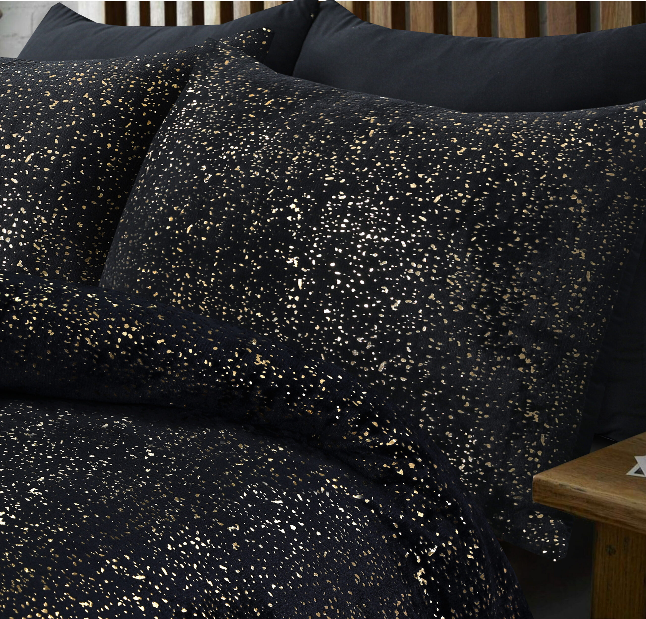 Rib Teddy Antraciet 200x200/220