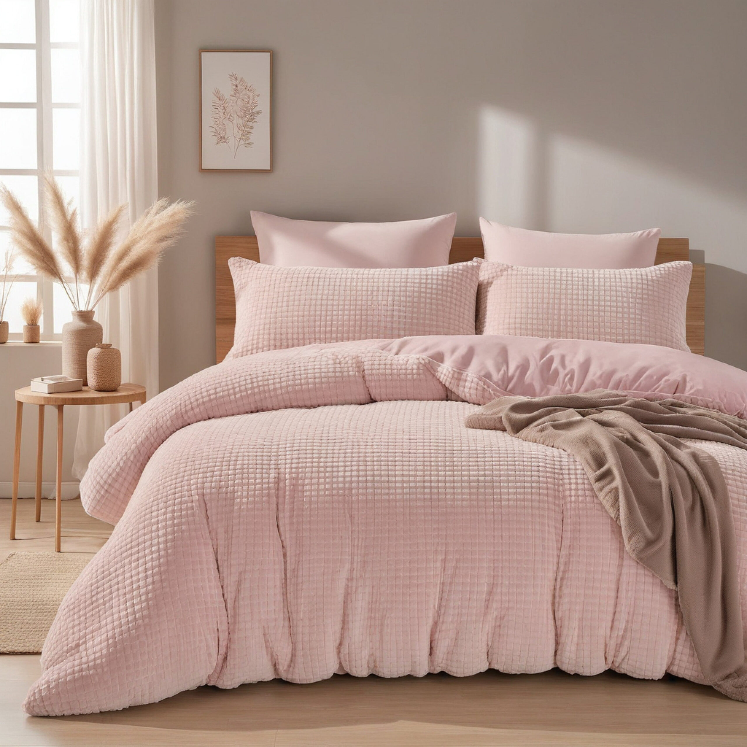 Rib Teddy Taupe 140 x 200/220