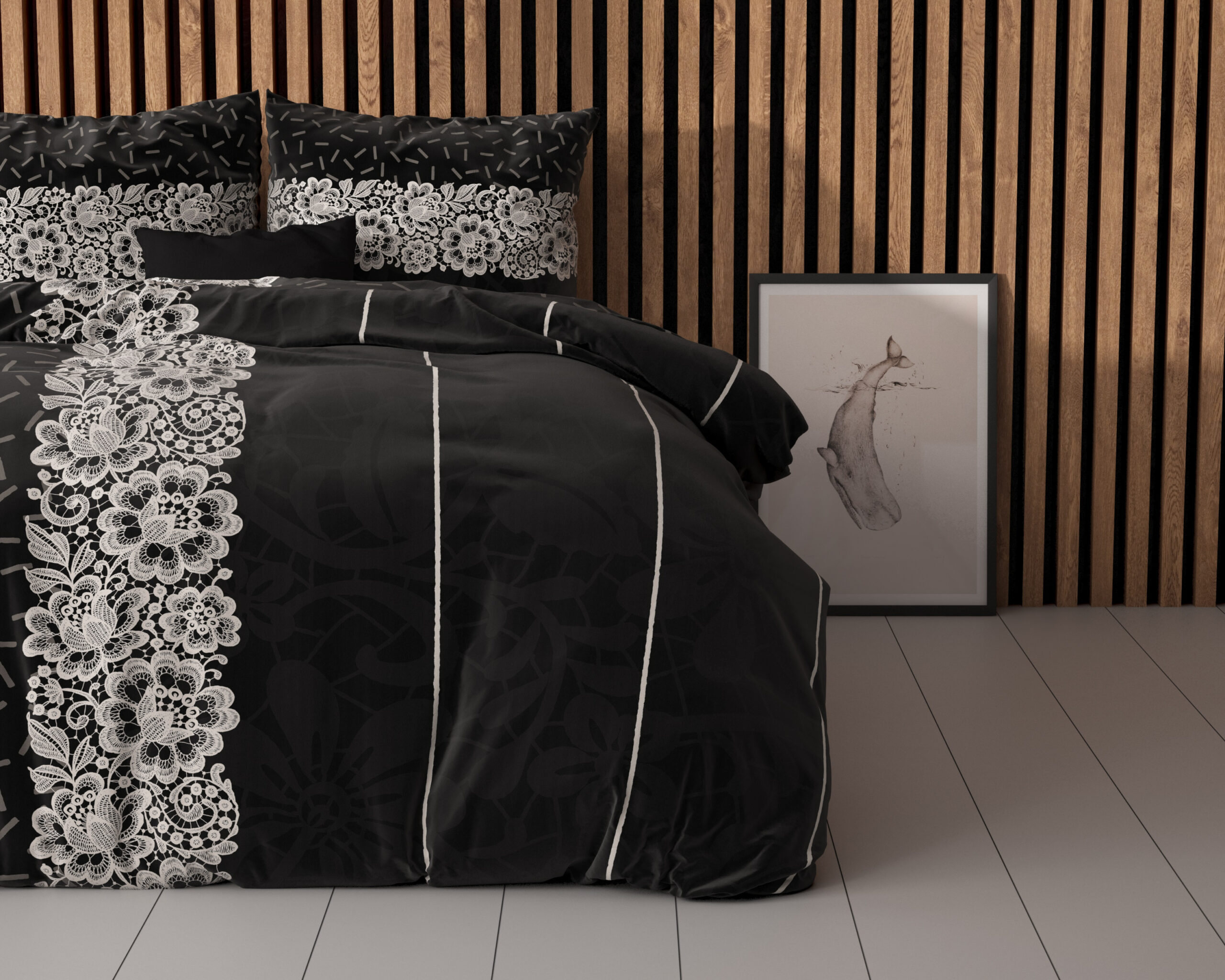 Salvador Zwart 140 x 220