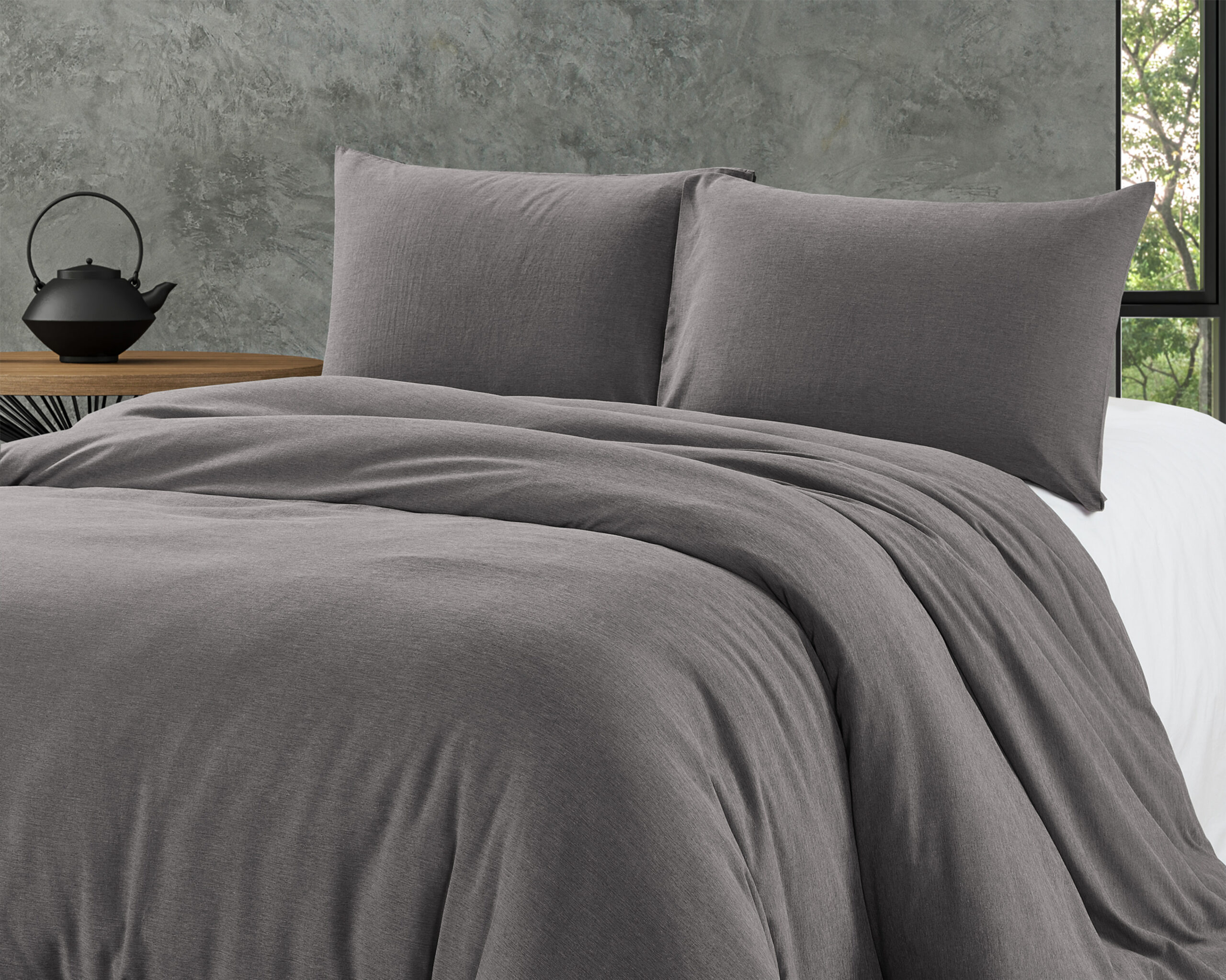 Satijnen 2 in 1 Kussenslopen Donker Groen