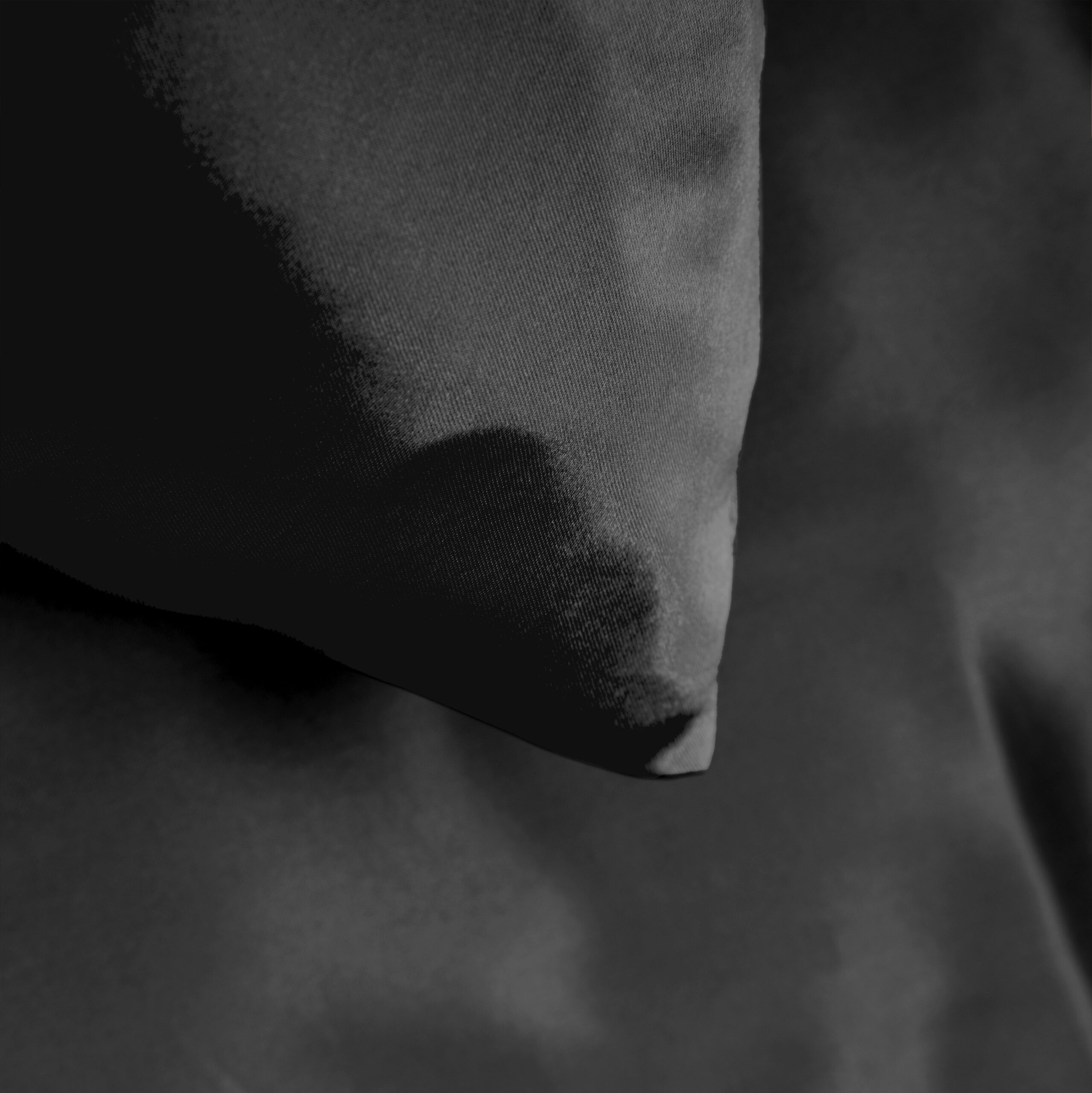 Satijnen Hoeslaken Grijs 140 x 200