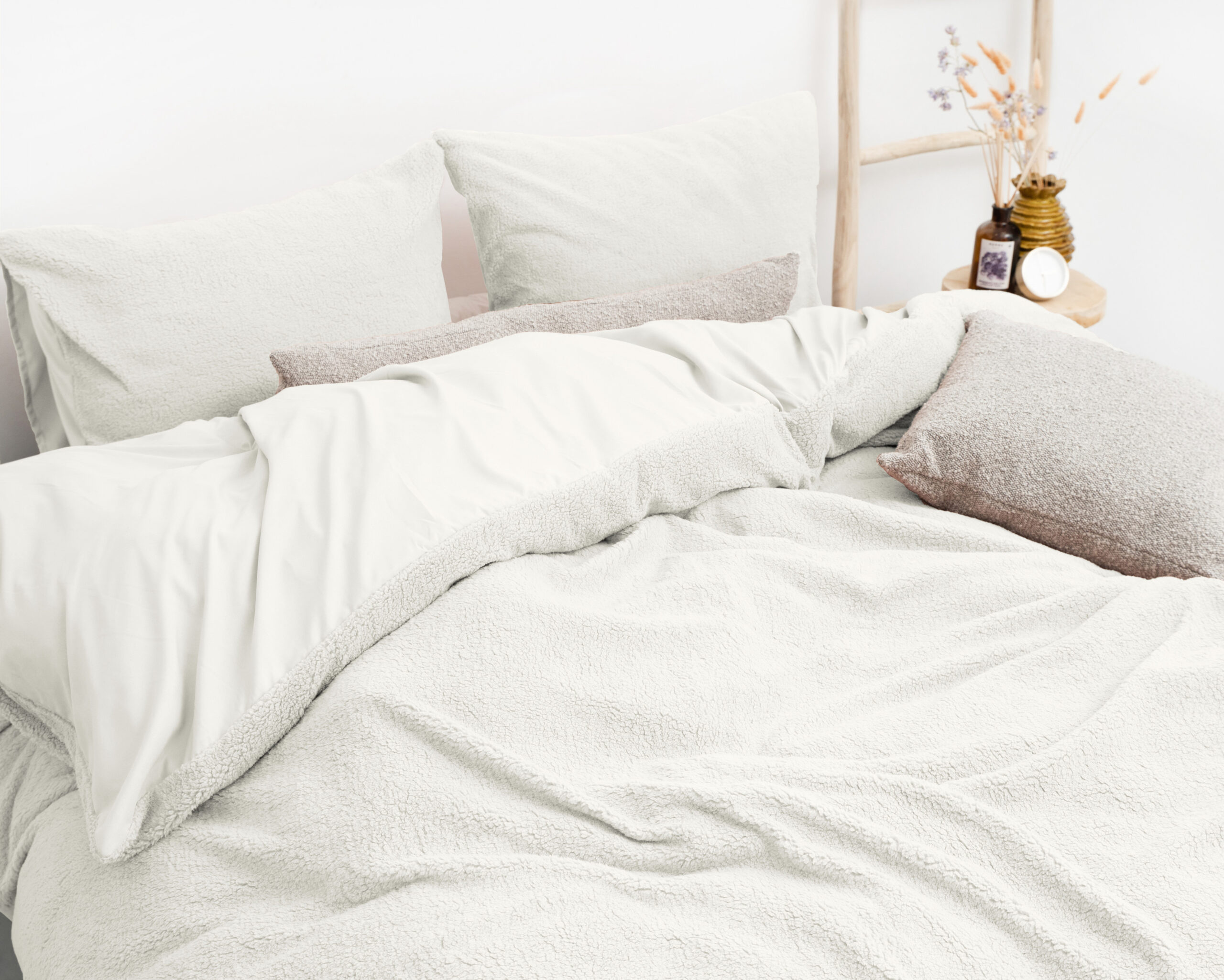 Satijnen Hoeslaken Zand 200 x 220