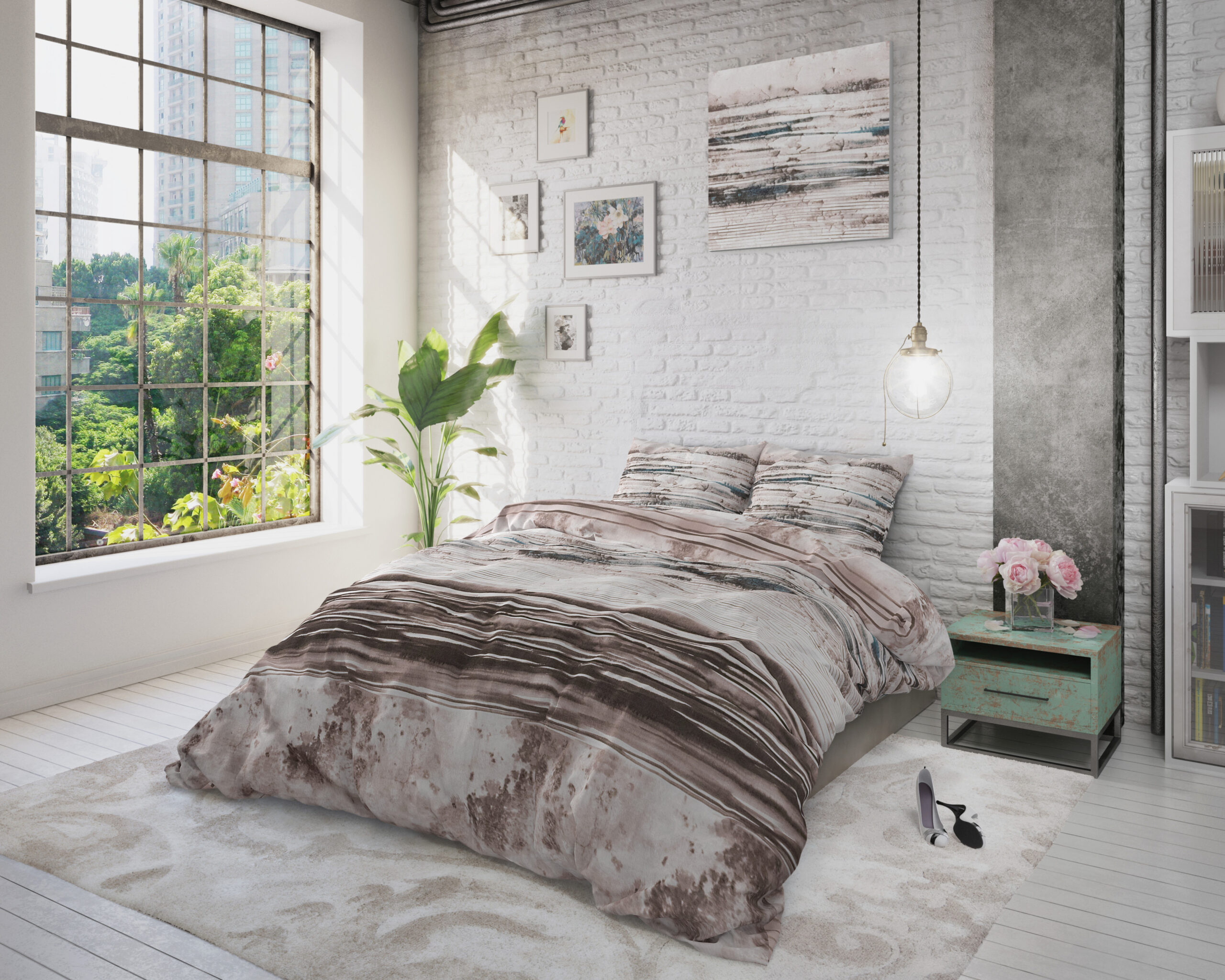 Signature Velvet Katoen Aria Bruin 240 x 220