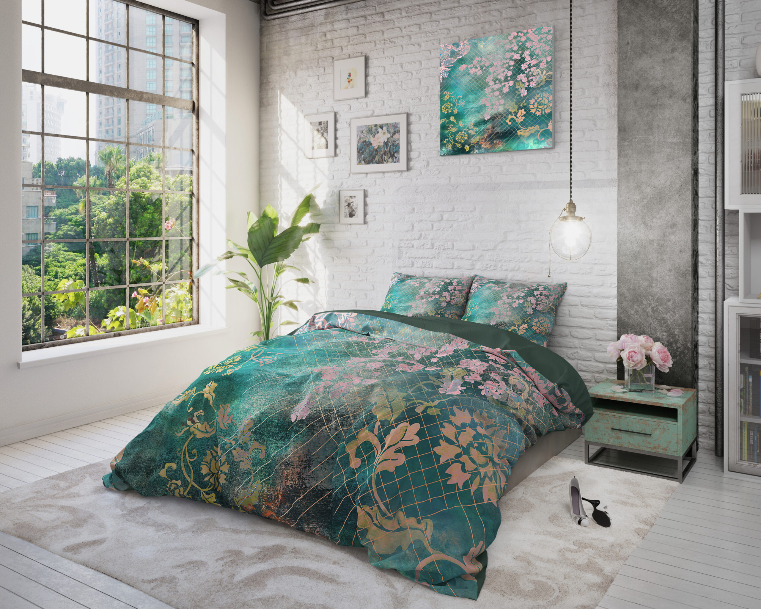 Signature Velvet Katoen Jonas Bruin 200 x 220