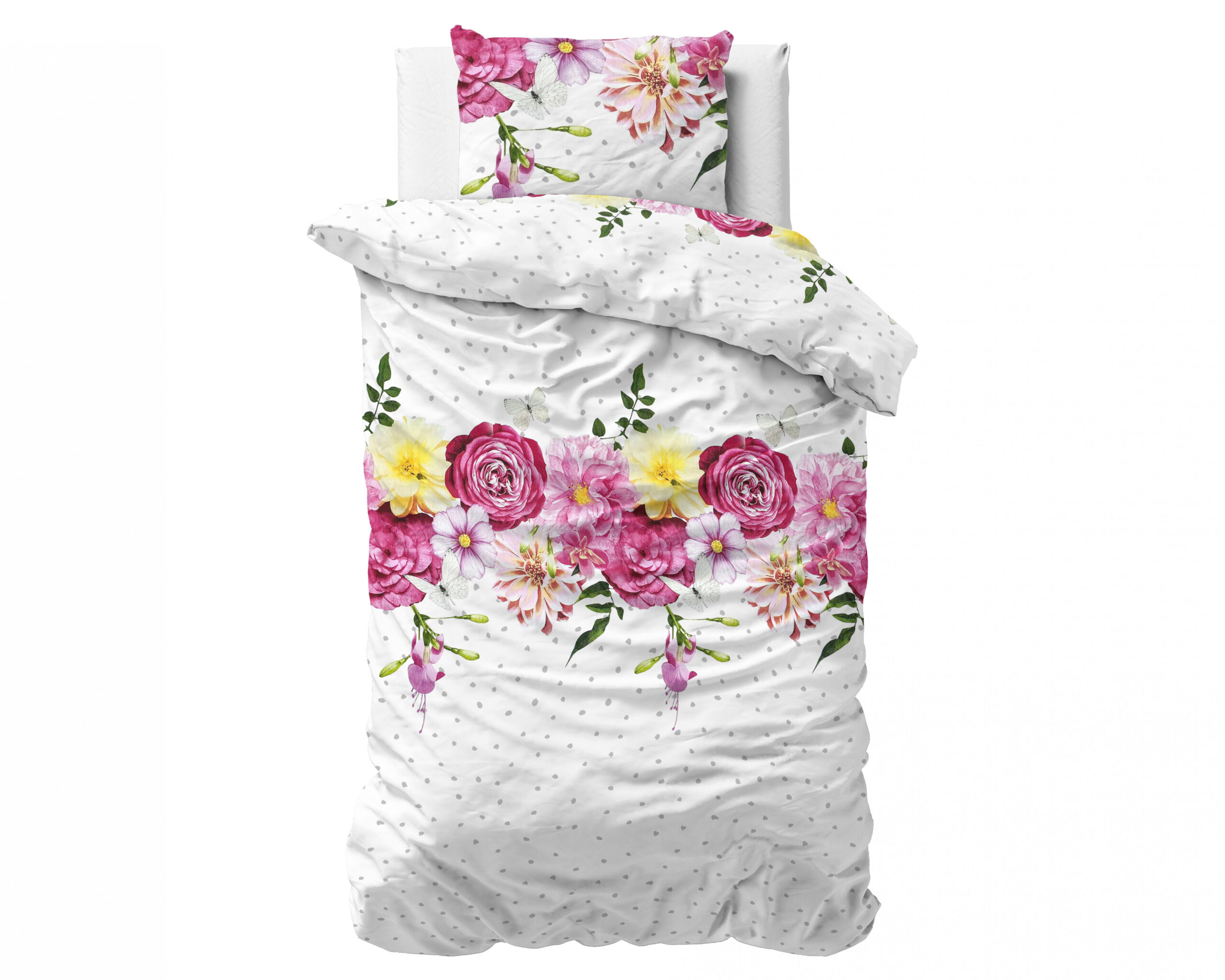 Splittopper Katoen Hoeslaken Grijs 160 x 210