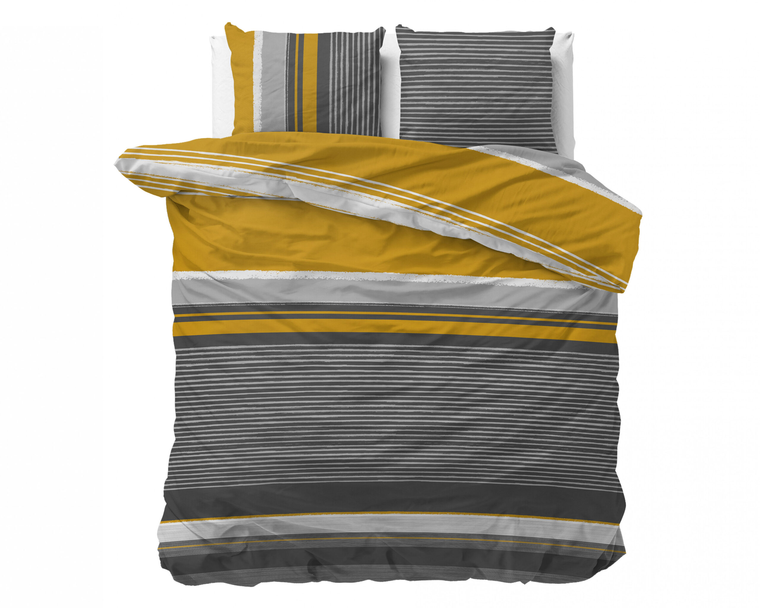 Splittopper Katoen Hoeslaken Zwart 180 x 210