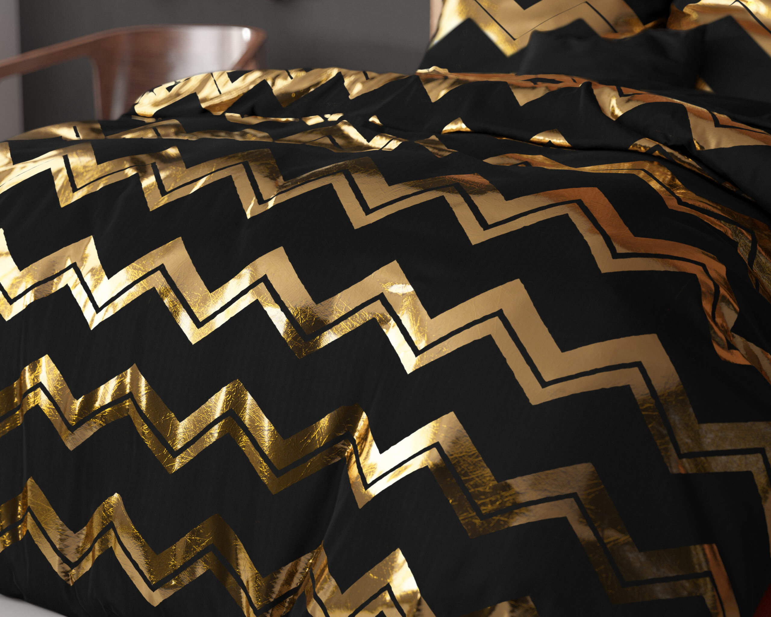 Splittopper Satijn Hoeslaken Grijs 180 x 220