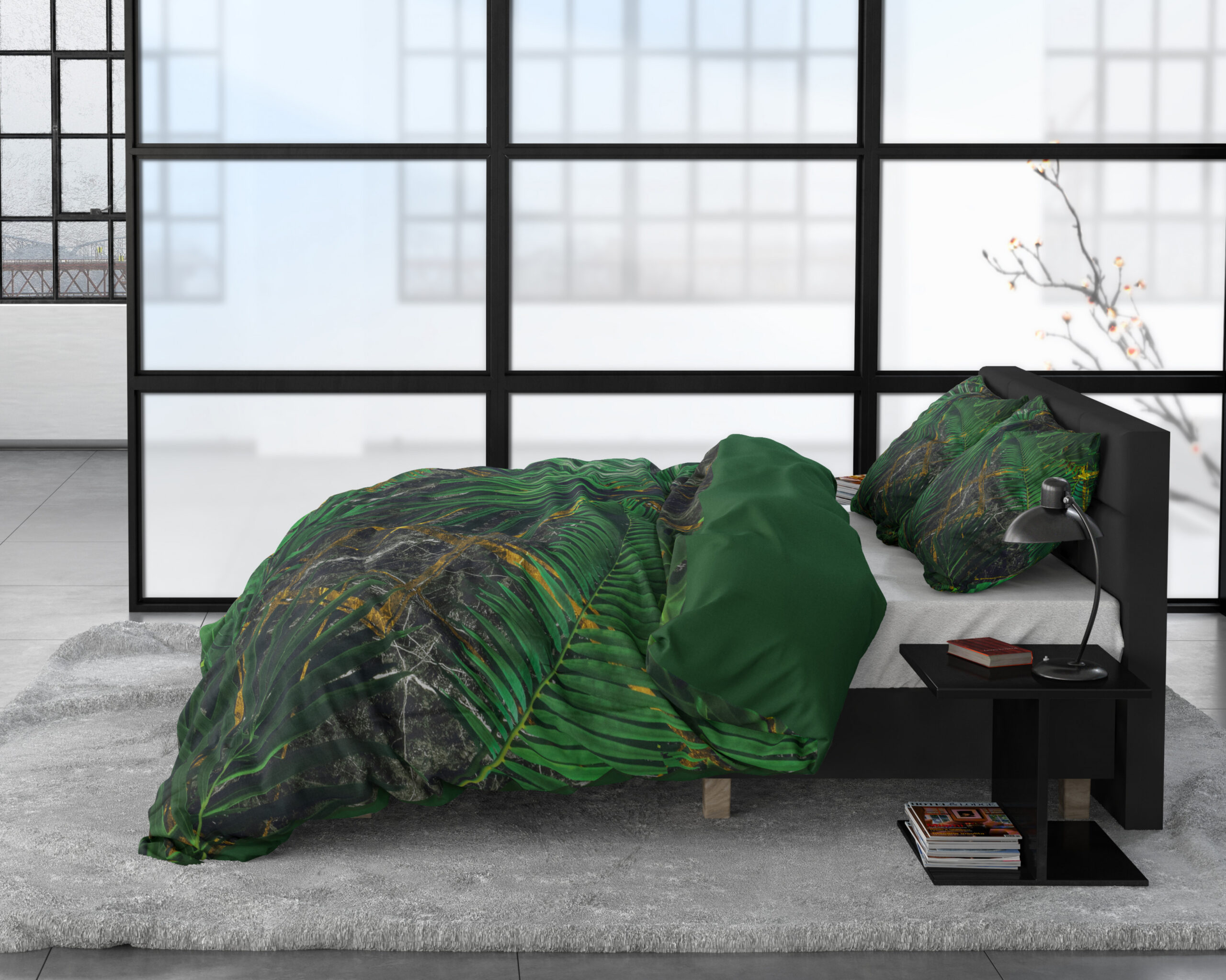 Stone washed Blauw 200 x 200/220