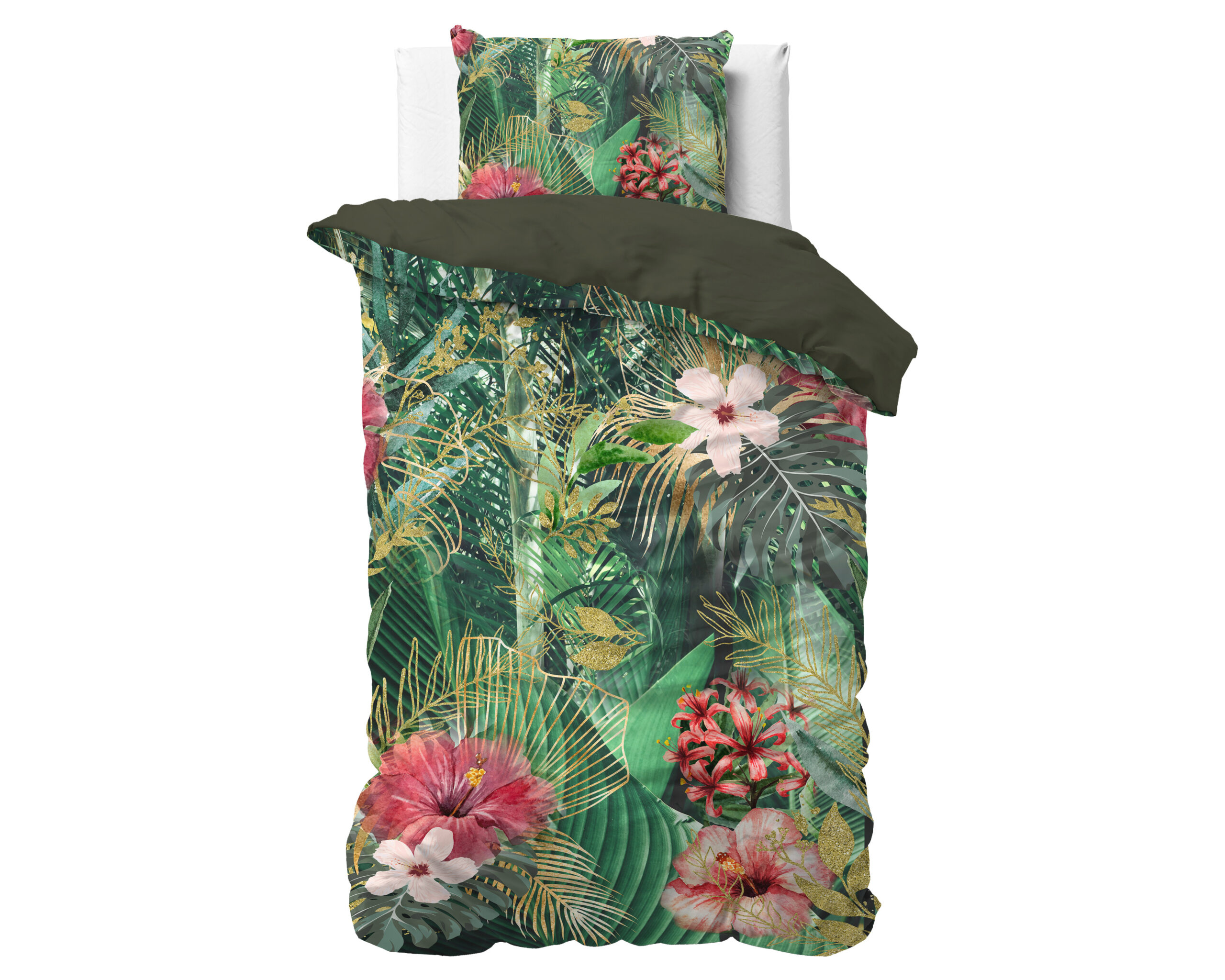 Stone washed Groen 140 x 200/220