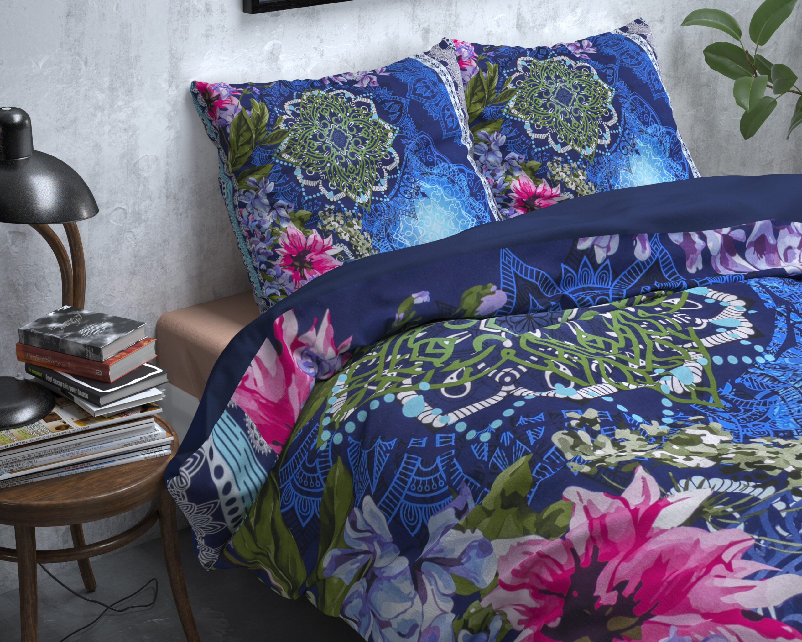 Stone washed Roze 200 x 200/220