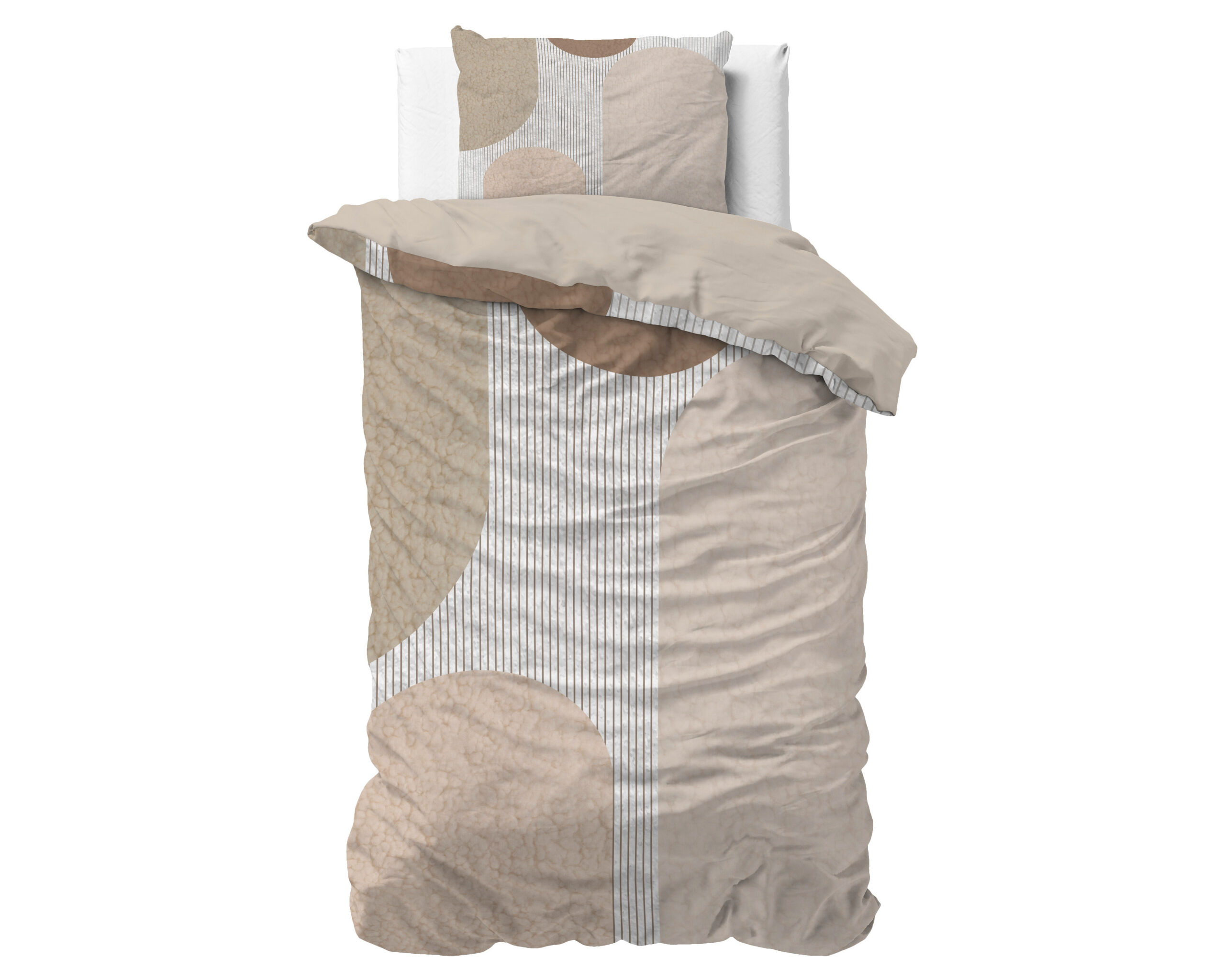 Teddy Print Crème 140 x 200/220