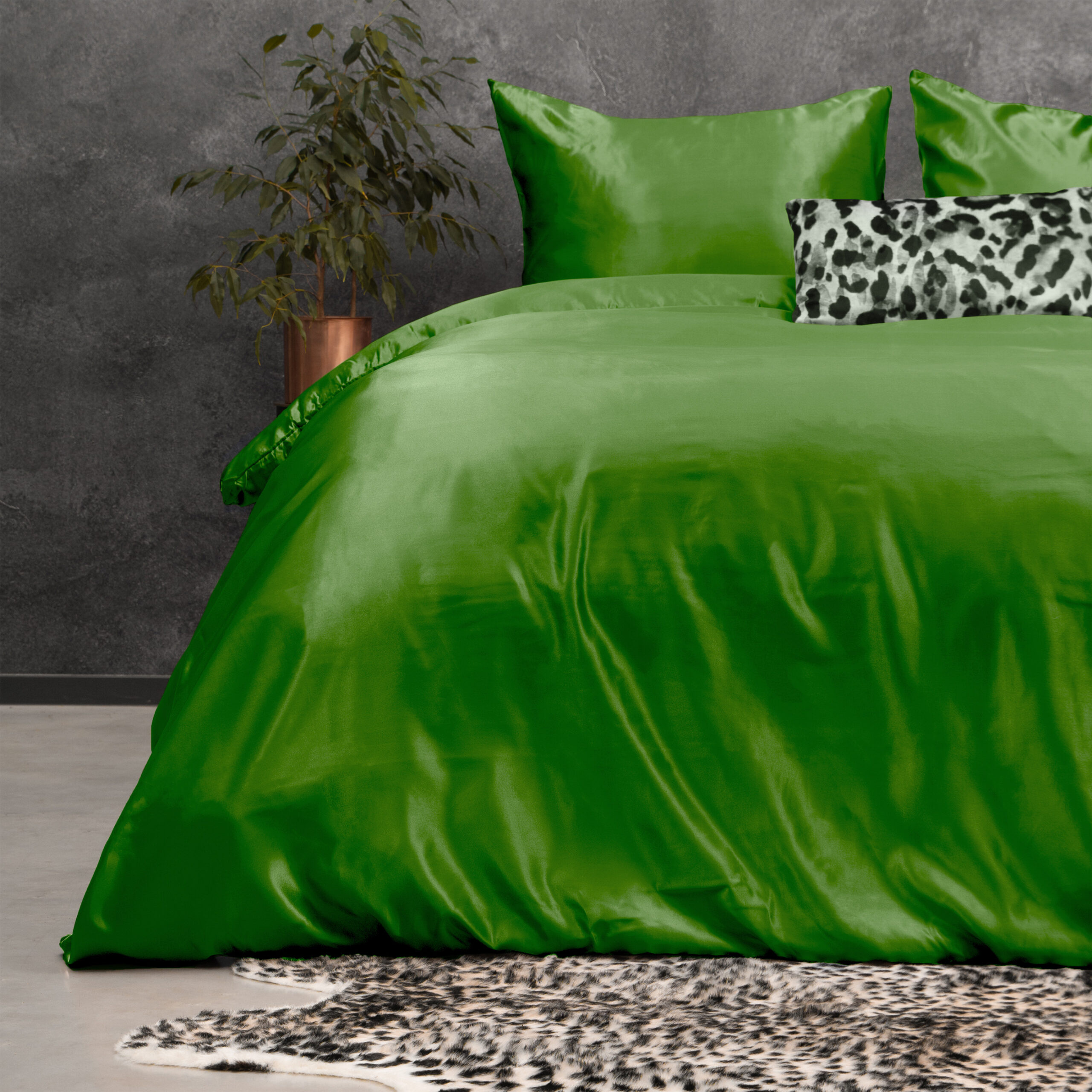 Topper Satijn Hoeslaken Creme 90 x 220